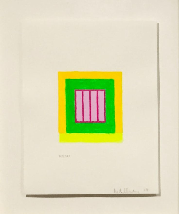 Peter Halley, Sketch Green prison , 2014