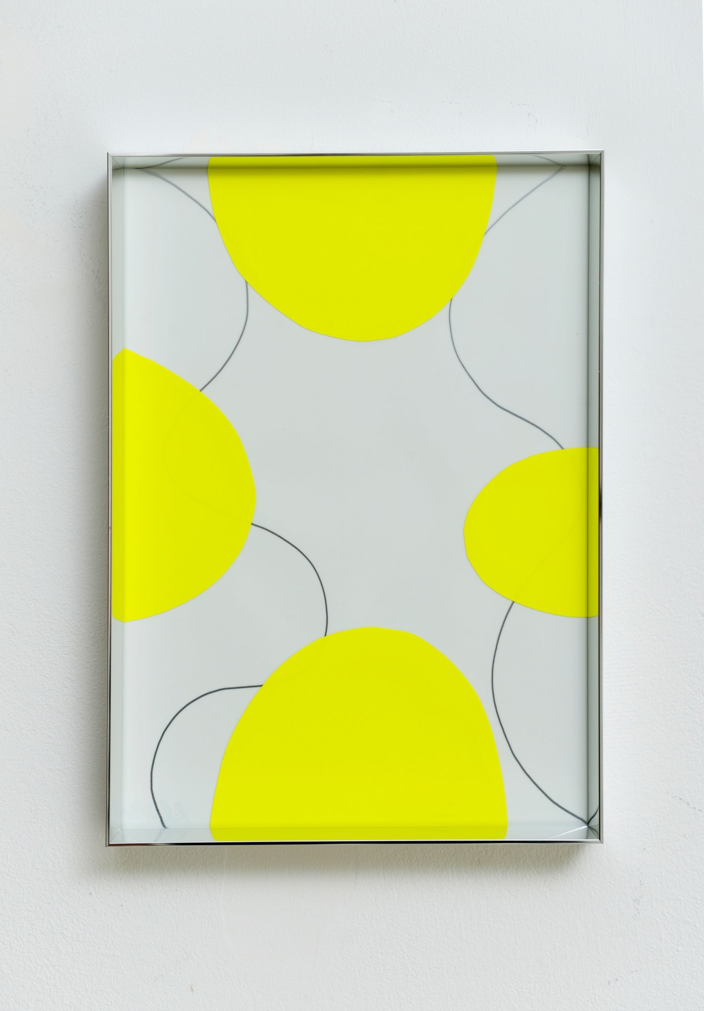 Regine Schumann, fluo cut #45, 2021