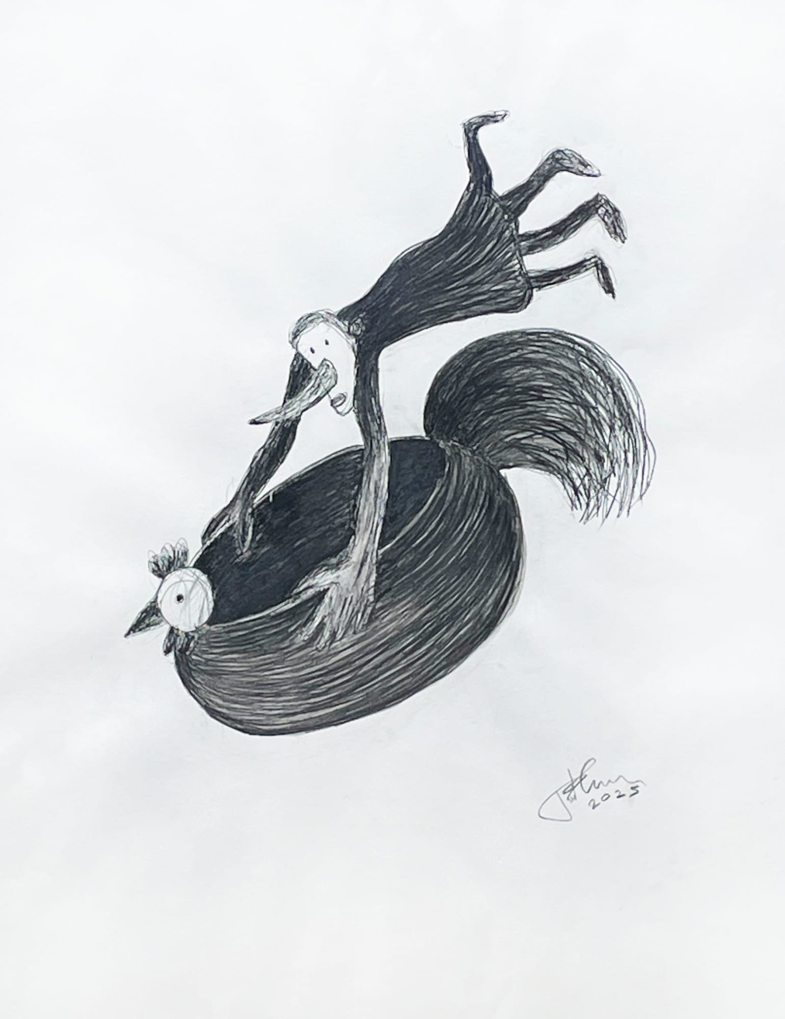 Pathum Sameera, Junglefowl dance V, 2025