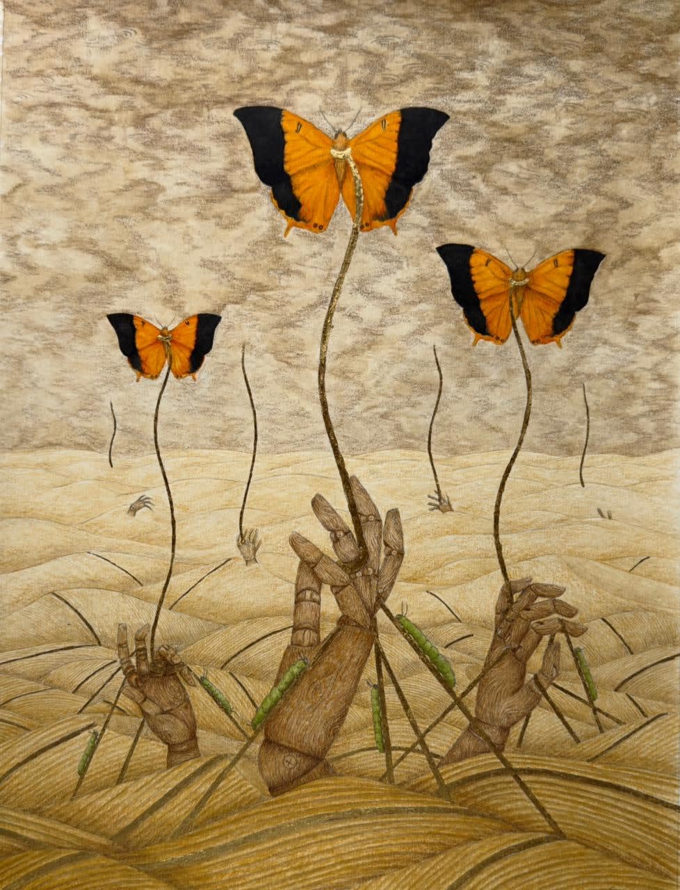 Sanath Herath, The ecology of an escape, 2025