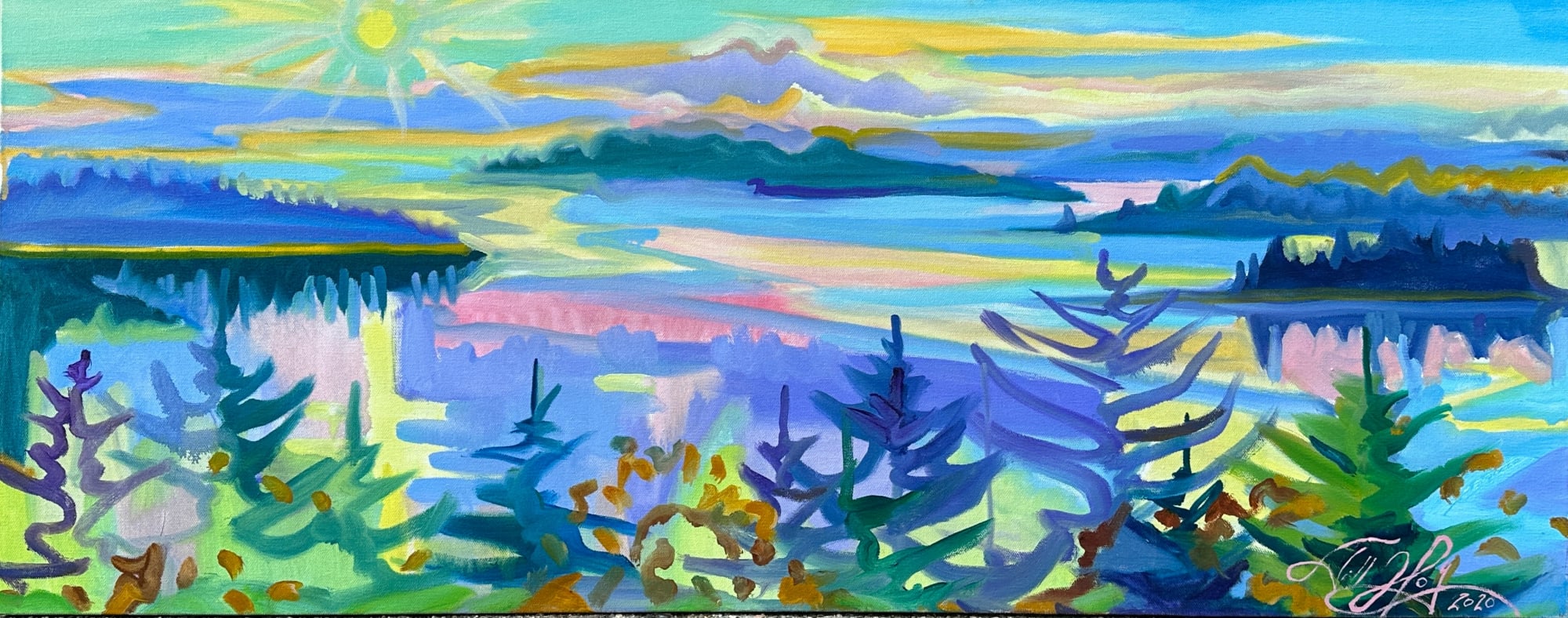 Jill Hoy, Where the Bagaduce Kisses Castine, 2023