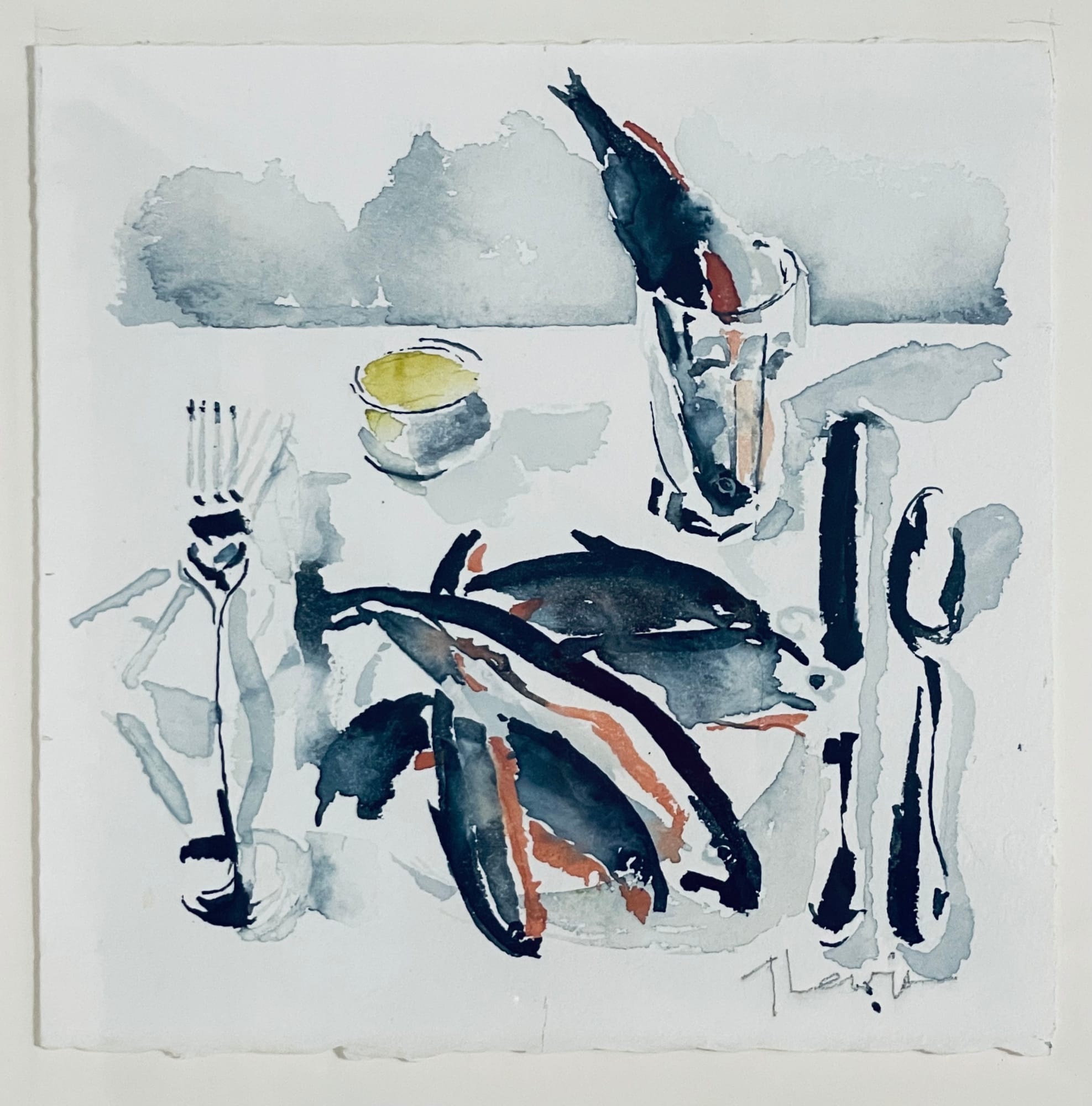 Gayle Lewis, Fish Dinner 3, 2009