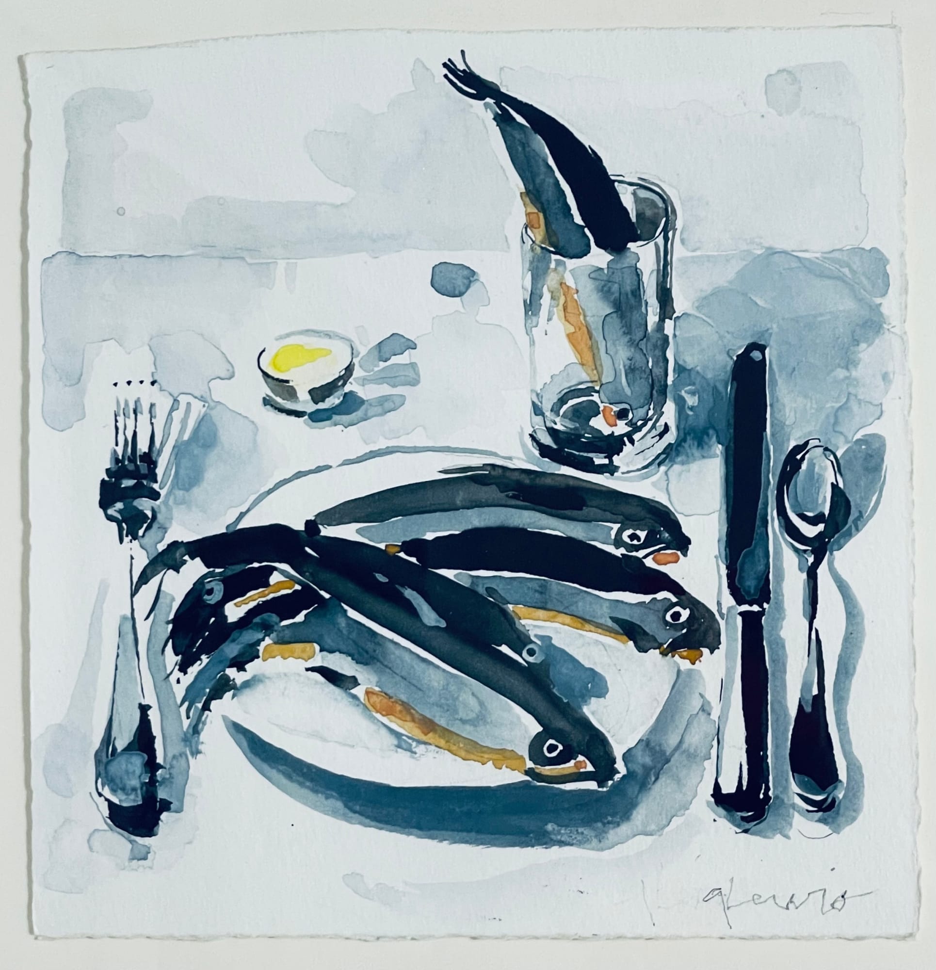 Gayle Lewis, Fish Dinner 2, 2009