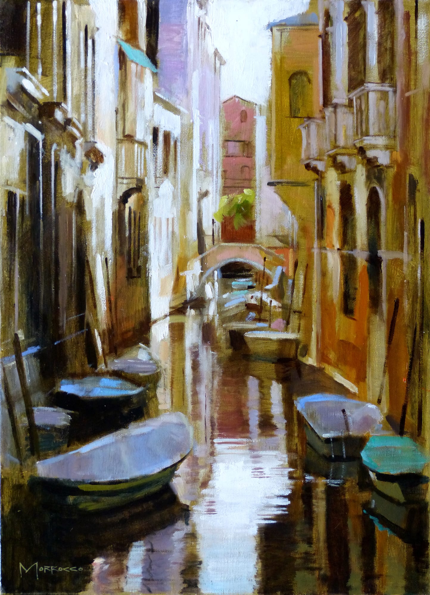 Jack Morrocco DA FRSA, Shaded Canal, Dorsoduro, Venice