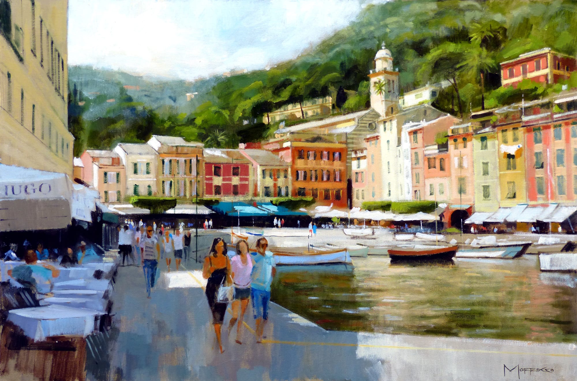 Jack Morrocco DA FRSA, Late Afternoon Sunshine, Portofino