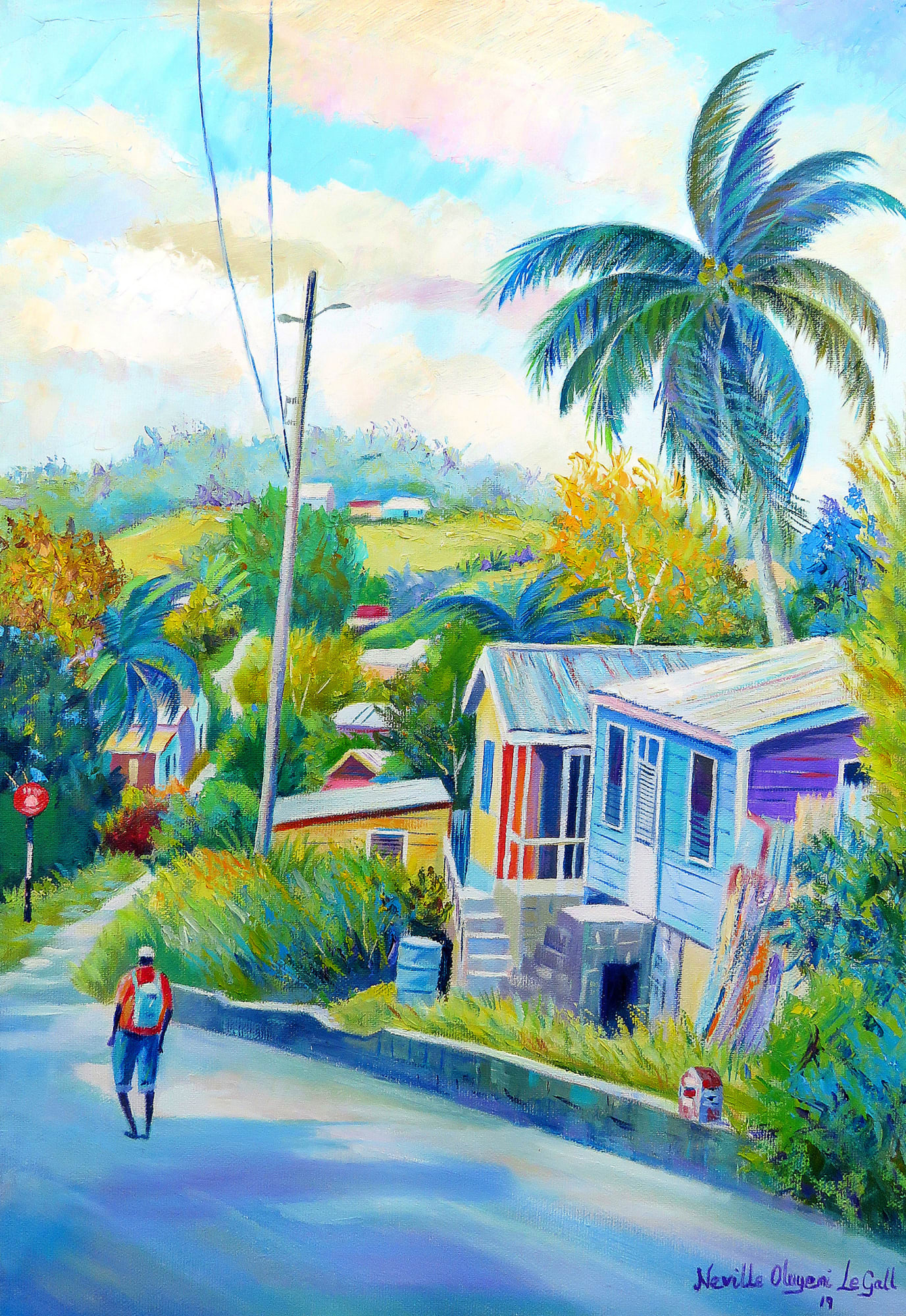 Neville Legall, Going down de road, 2019