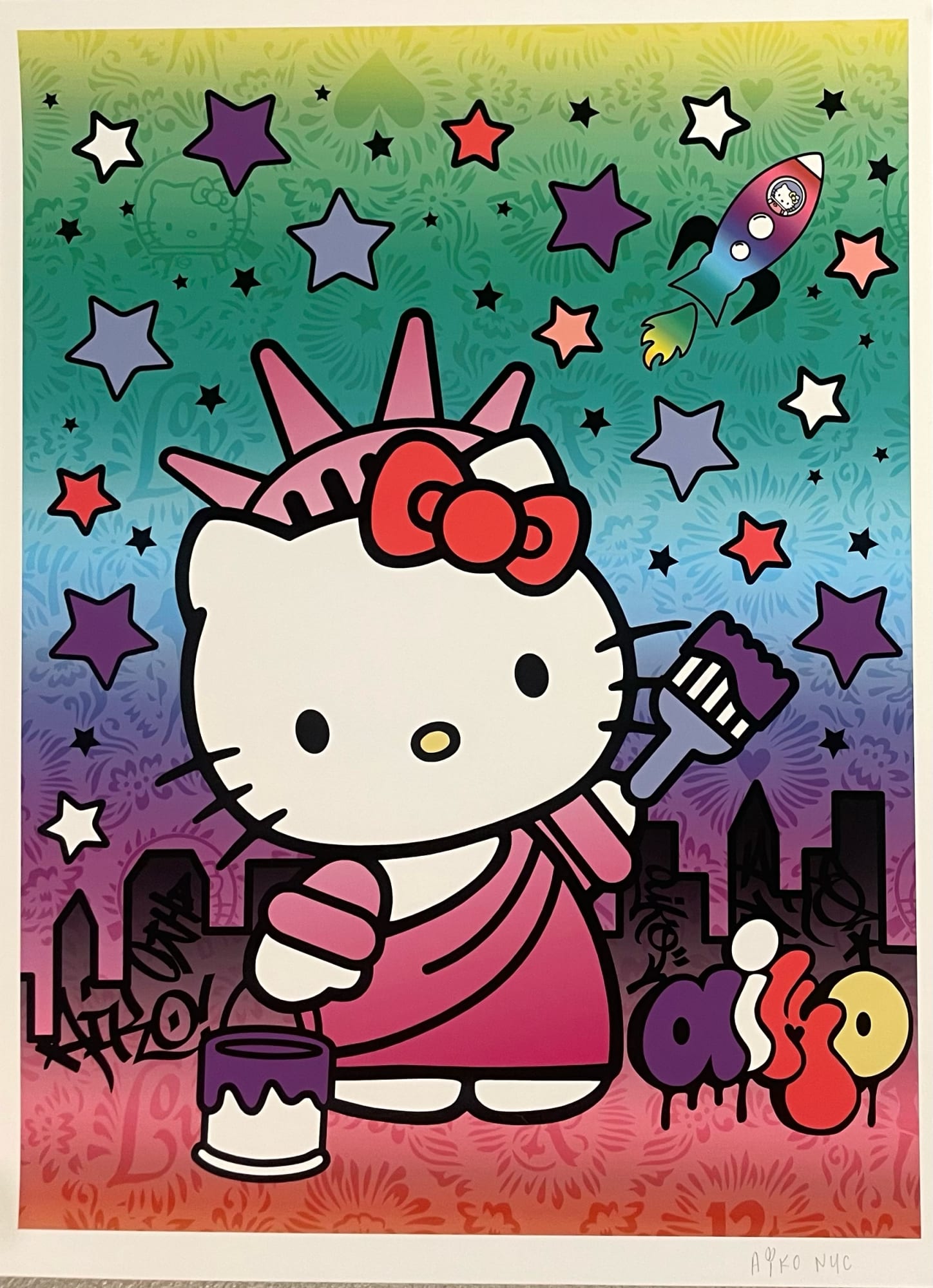 Aiko, Hello Kitty Liberty Official Hello Kitty Collaboration Poster, 2008