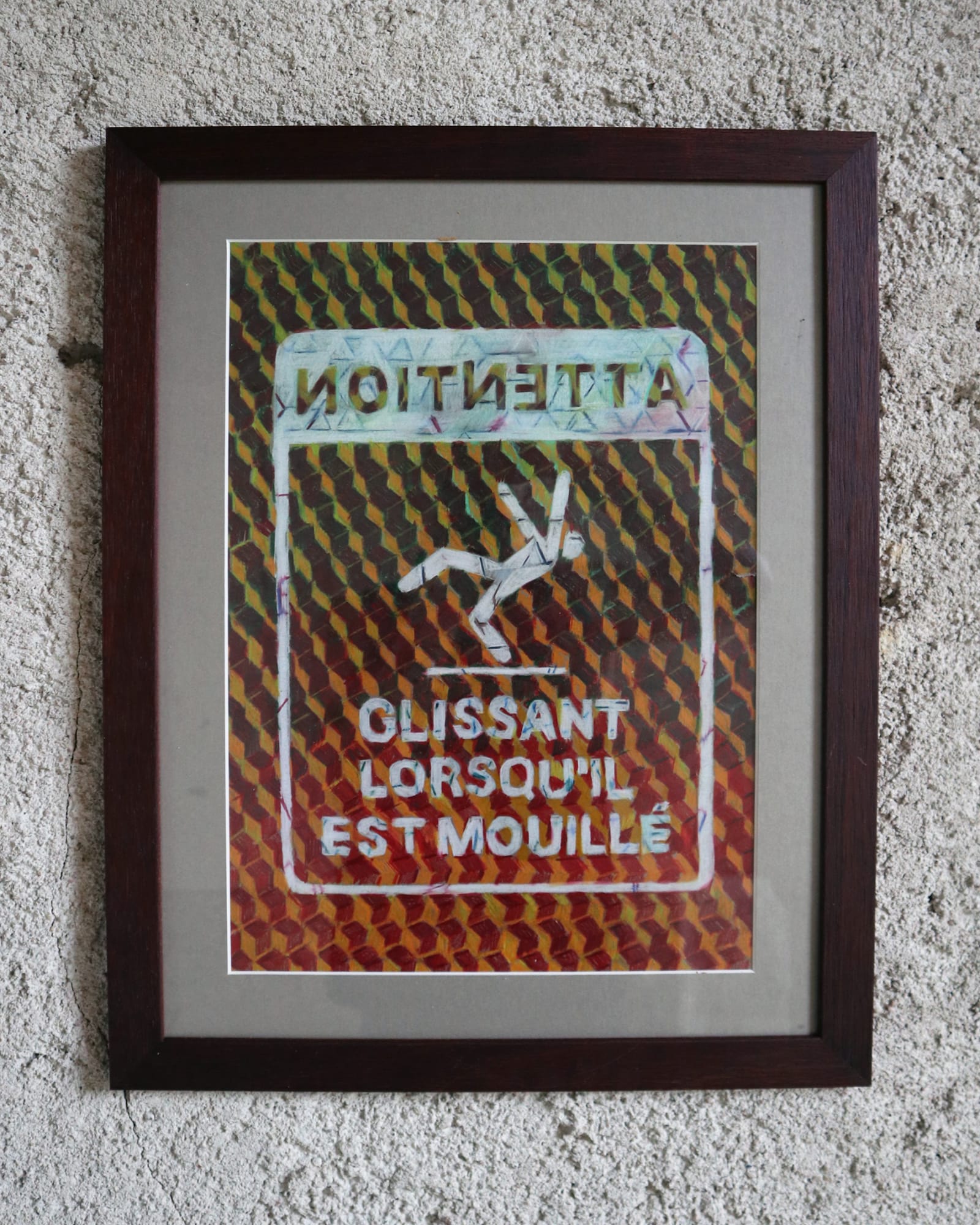 Will Maddrell, Attention: Glissant Lorsqu'il est Mouillé (Caution: Wet Floor), 2024