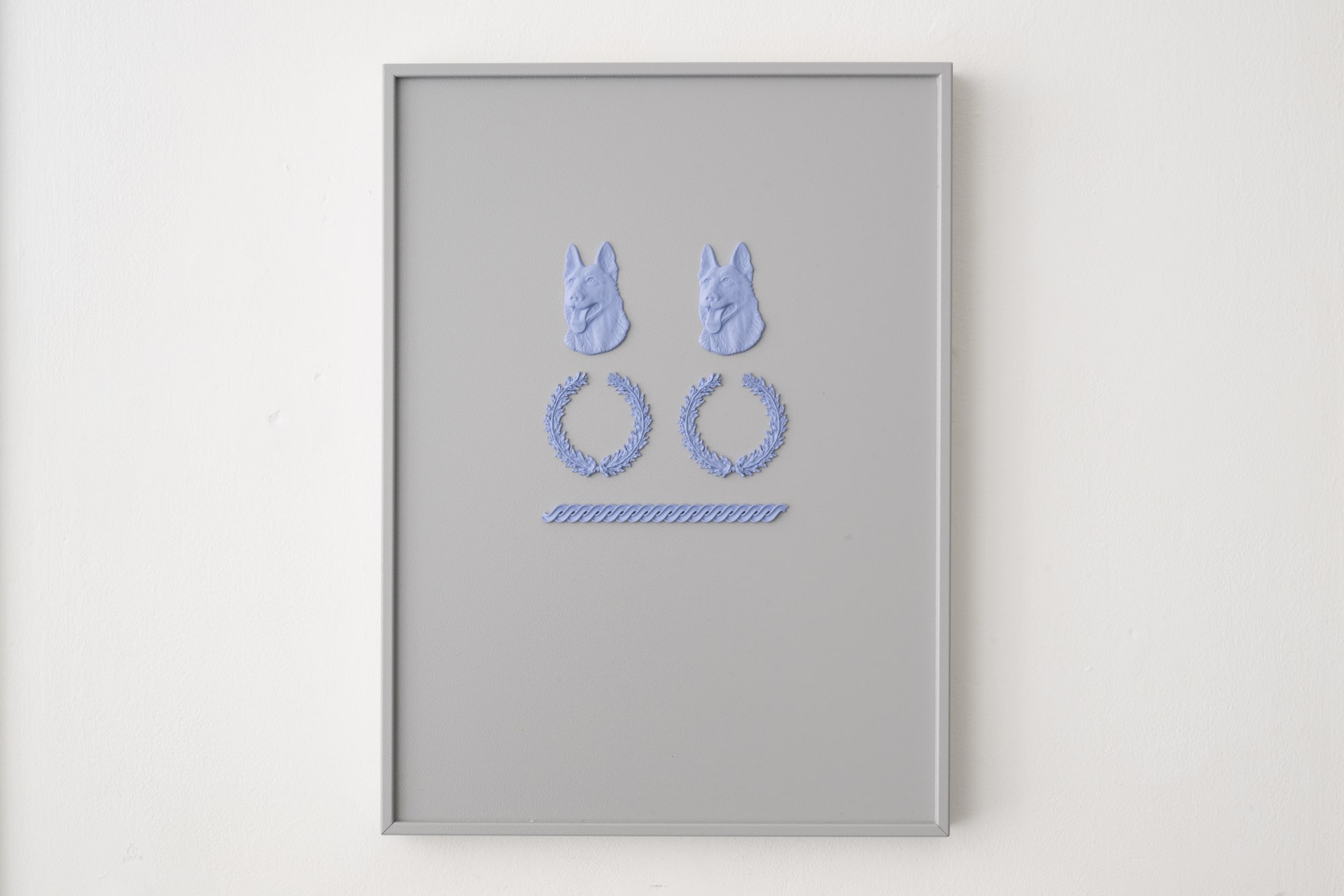 Victor Seaward, Object Painting (German Shepards), 2022