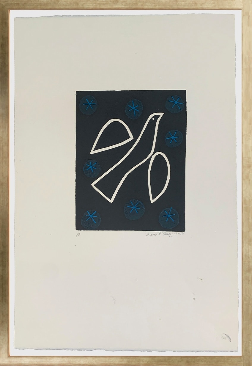 Breon O'Casey, Bird with Blue Stars, 2004