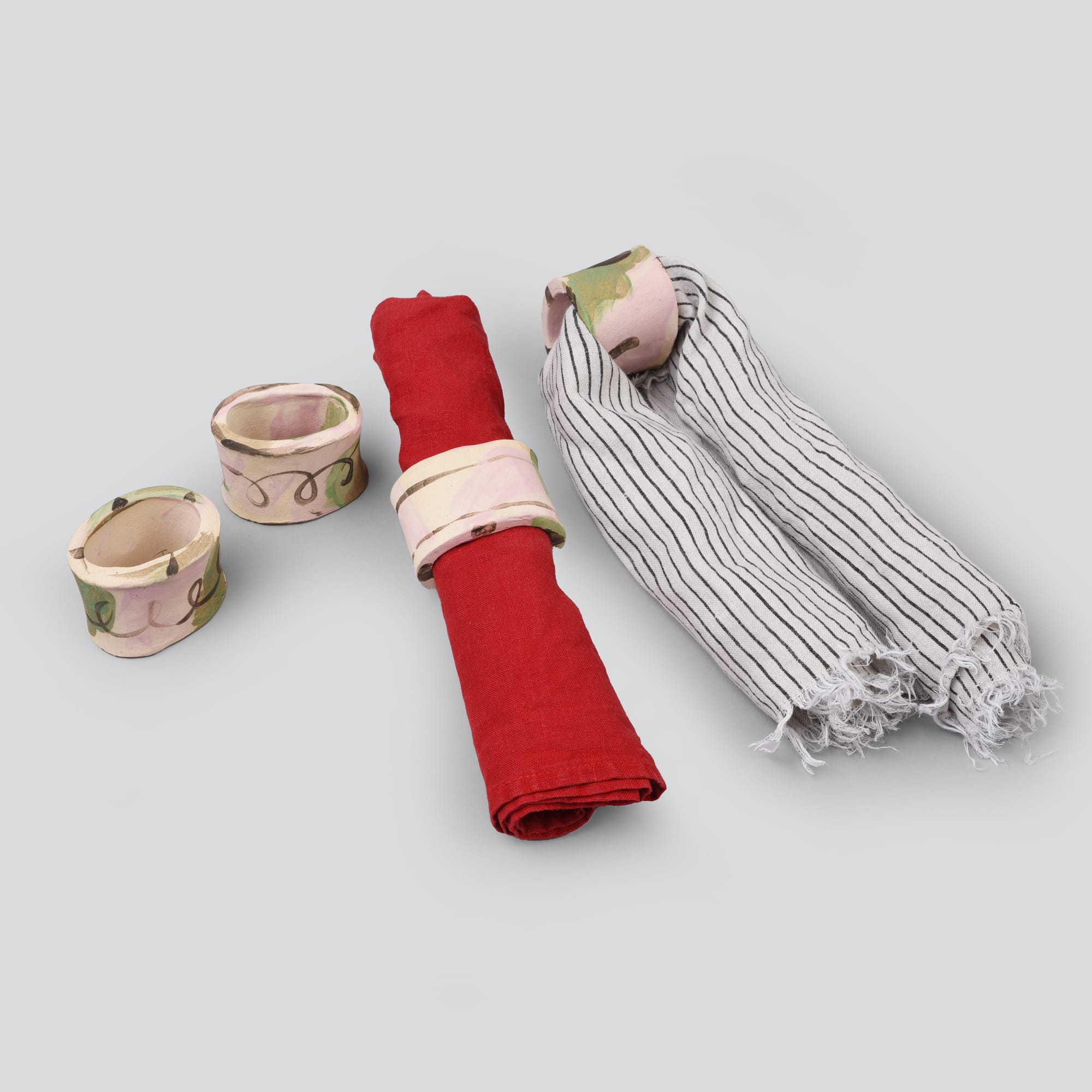 Kelly Jessiman, Napkin Rings (sold individually), 2023