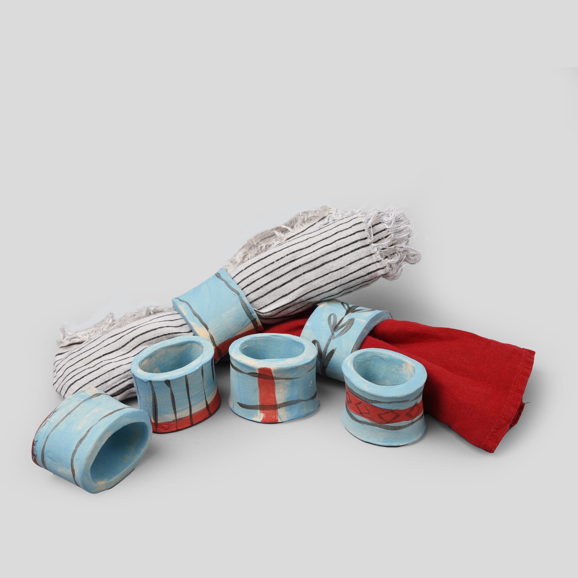 Kelly Jessiman, Napkin Rings (sold individually), 2023