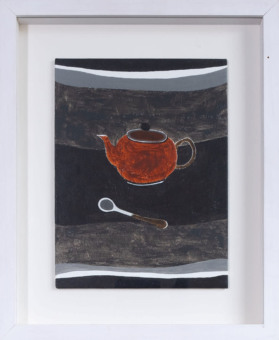 Rachel Nicholson, Red on Black, 1991