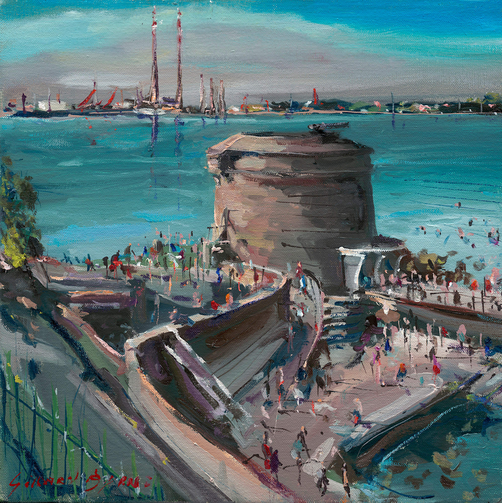 Gerard Byrne, Seapoint sizzles in Heatwave, 2020