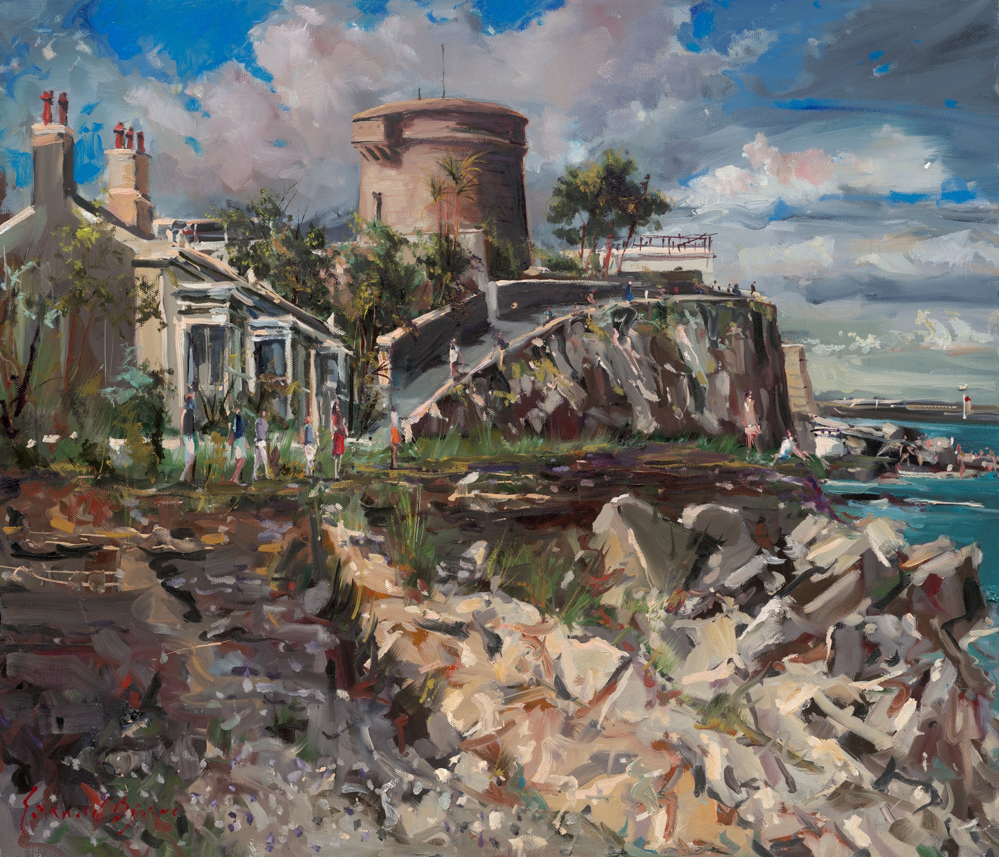 Gerard Byrne, Beautiful Day. Sandycove Point, 2020