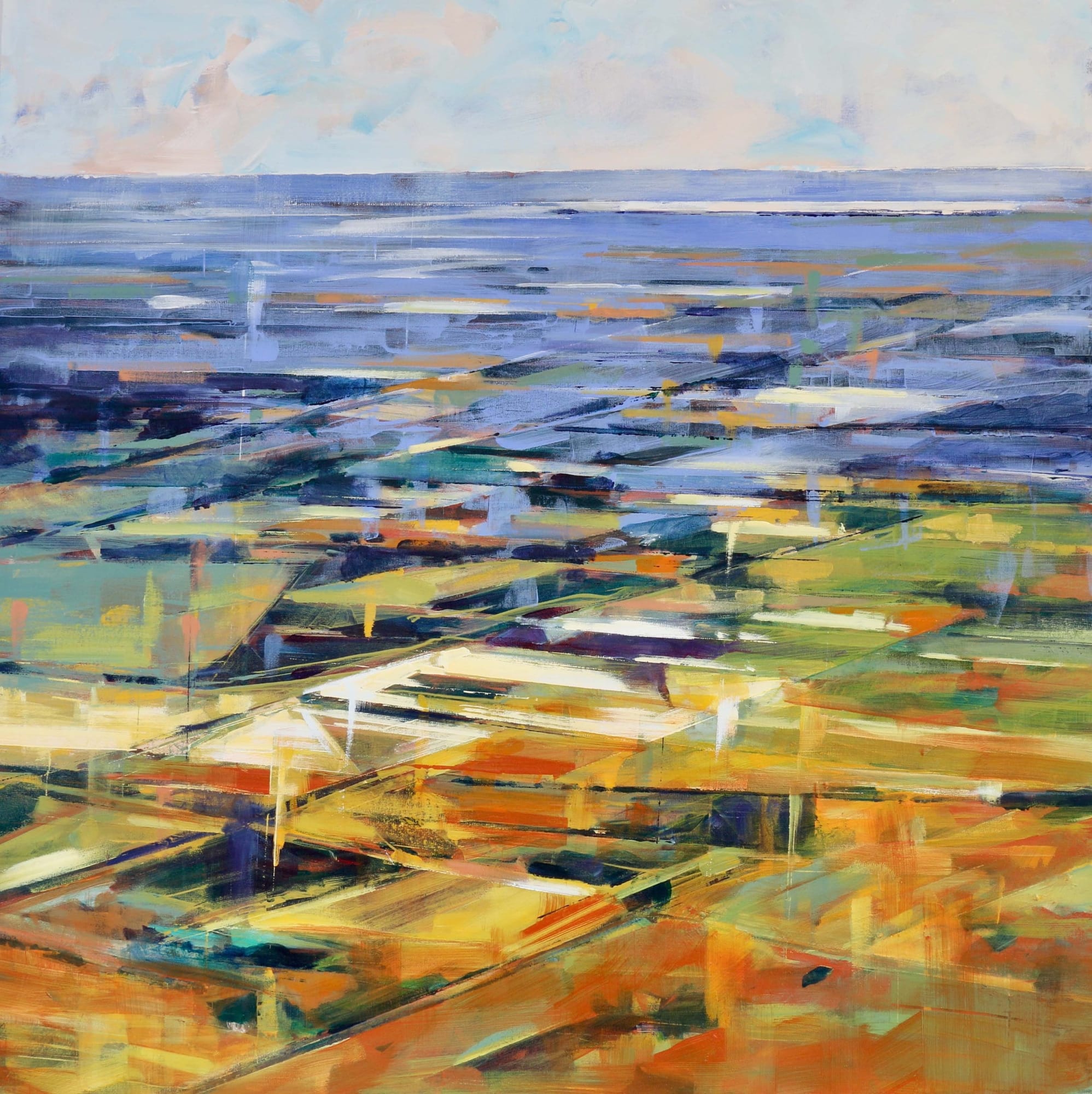 Verne Busby, Pigeon Lake in the Distance