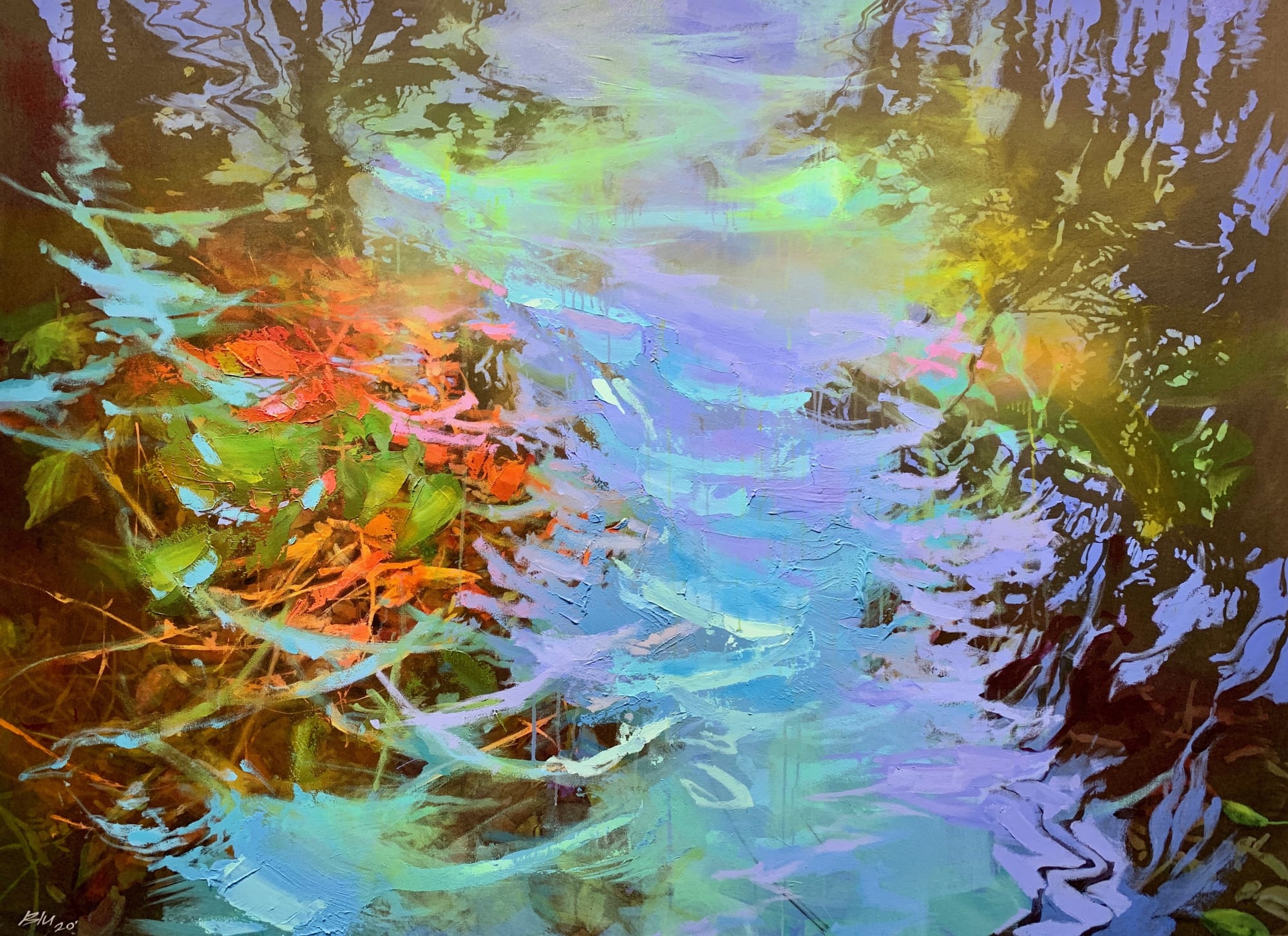 Blu Smith, The Base of the Waterfall