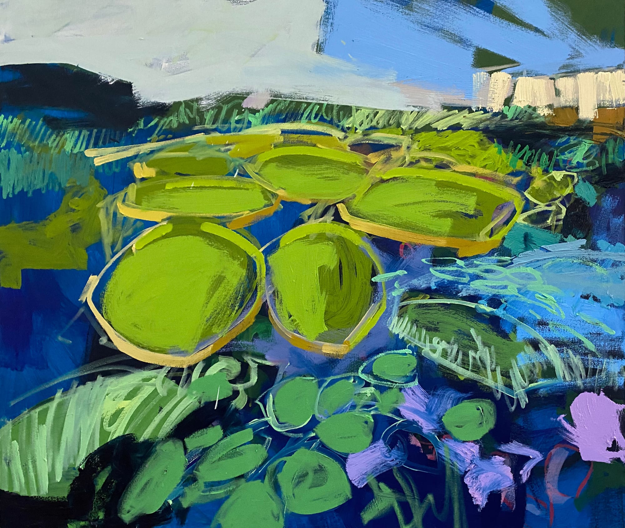 Drew Klassen, Giant Water Lilies, Kew Garden's London