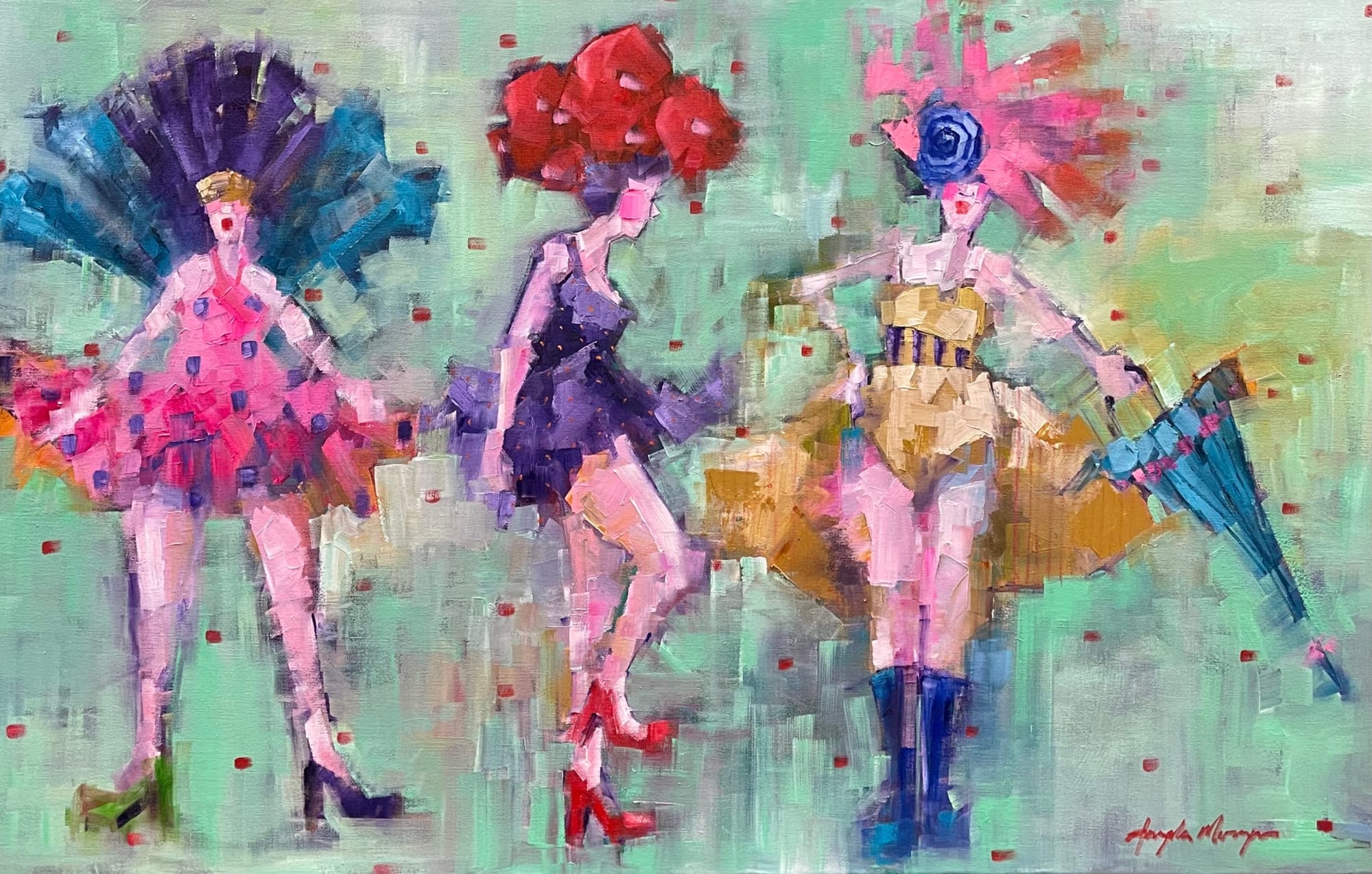 Angela Morgan, it’s like rug hooking, but sexier