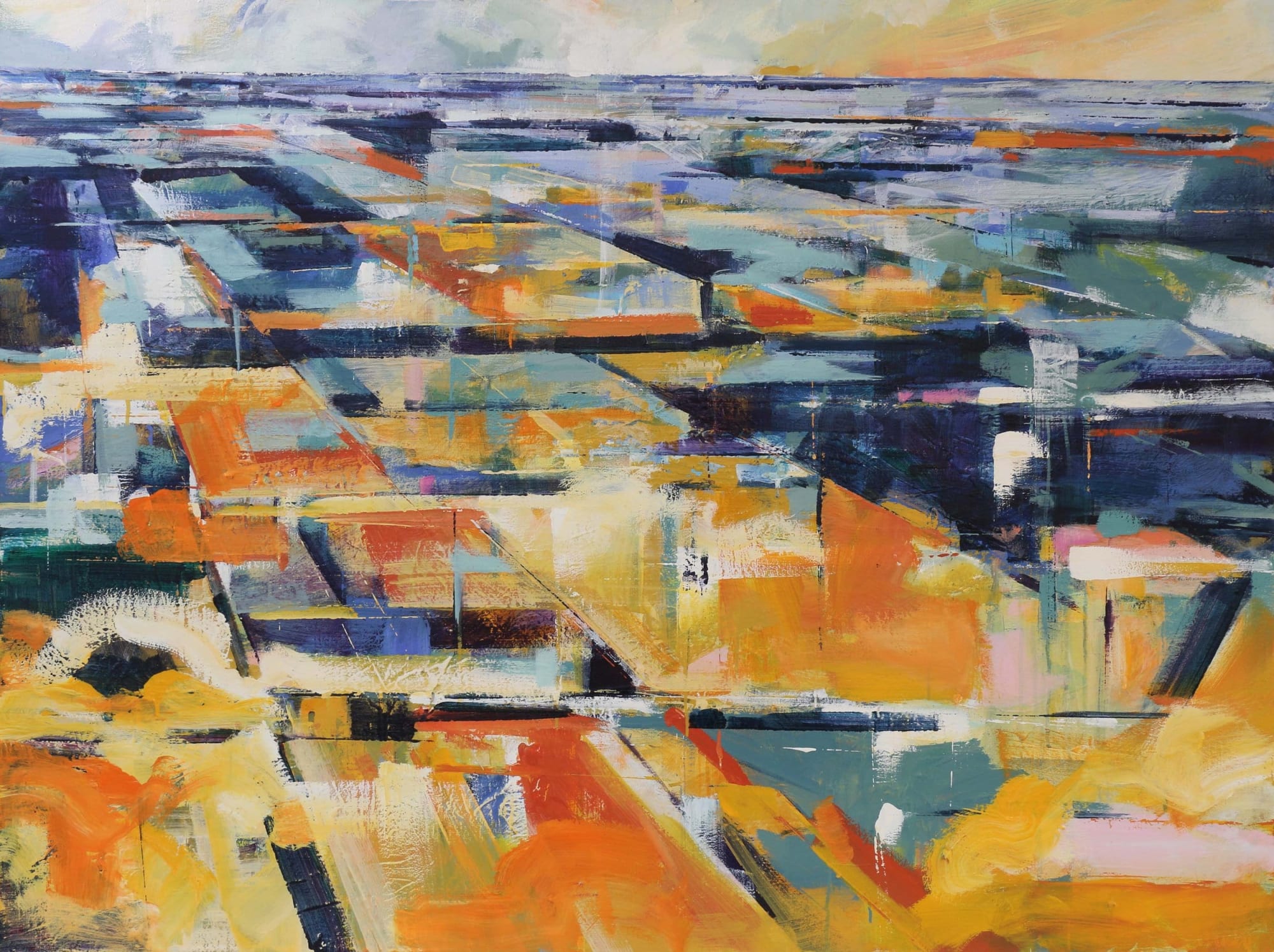 Verne Busby, Looking North East Over Erskine AB