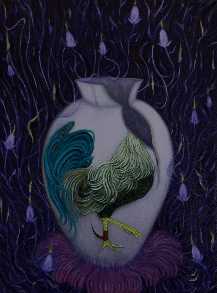 Michelle Nguyen, Fighting Cock Vessel, 2023