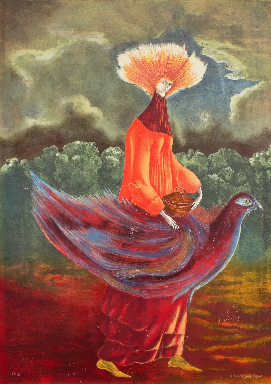 Leonora Carrington, The Latest Portrait of Mrs. Partridge, 2011