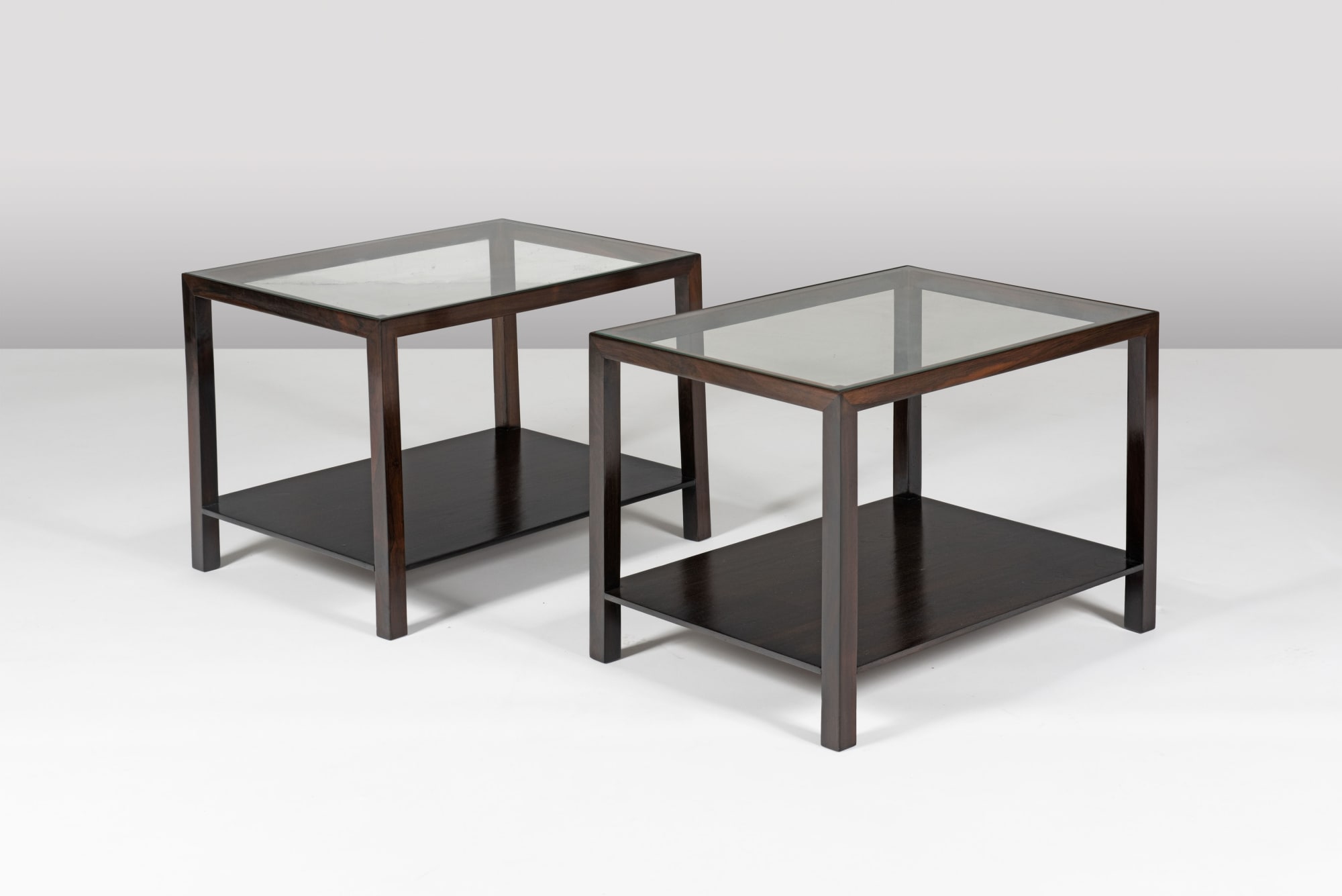Pair of side tables, c. 1960