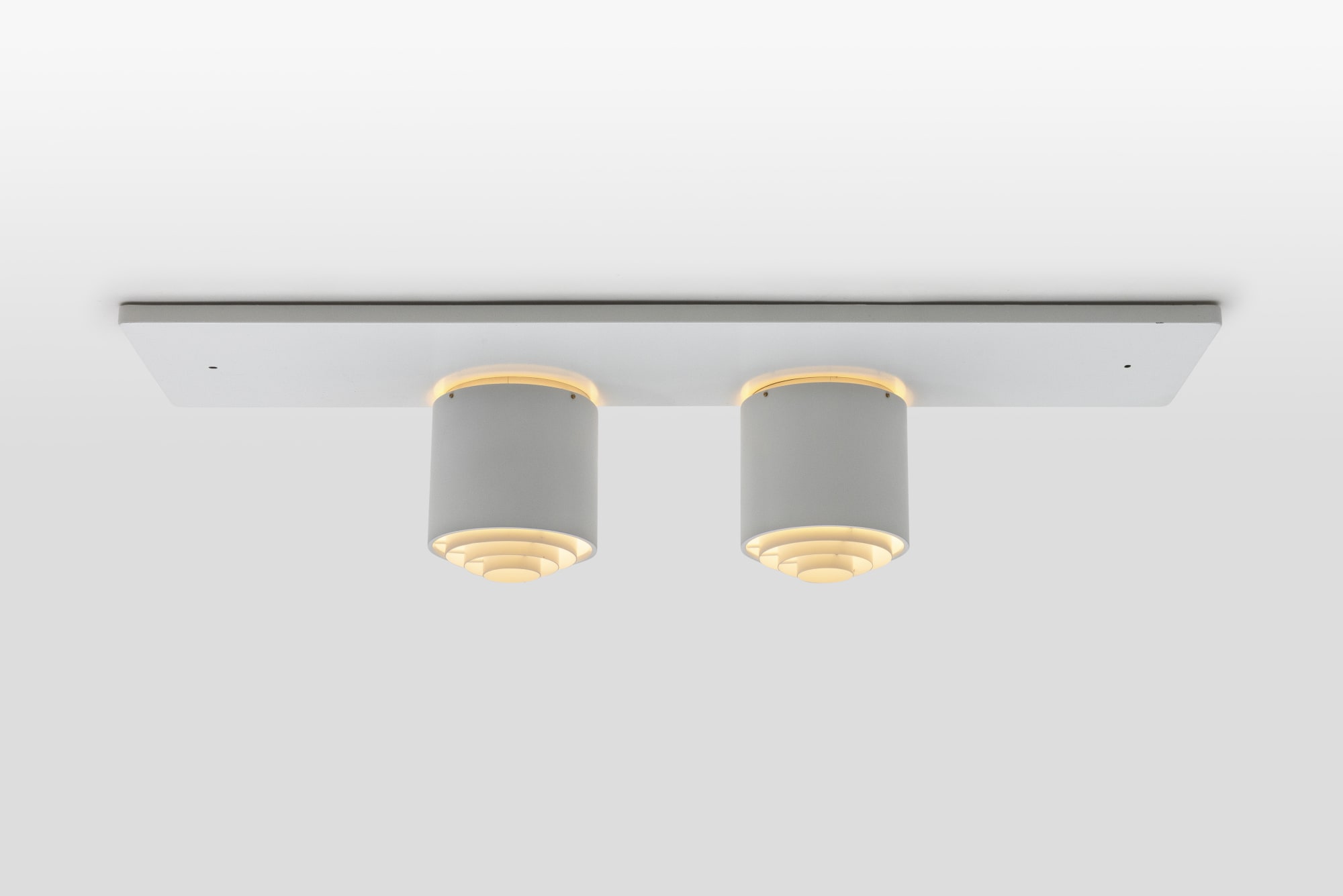 Alvar Aalto, Ceiling lamp with painted diffusers, ca. 1960