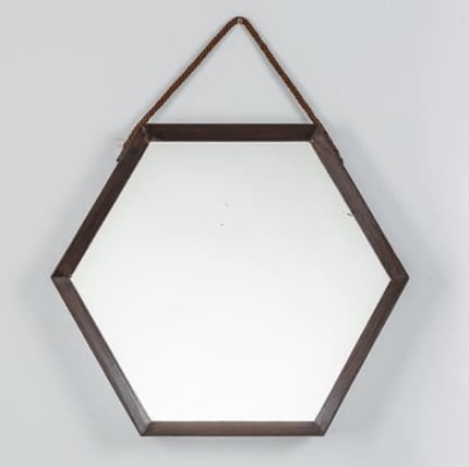 Archive, Hexagon Italian Wall Mirror