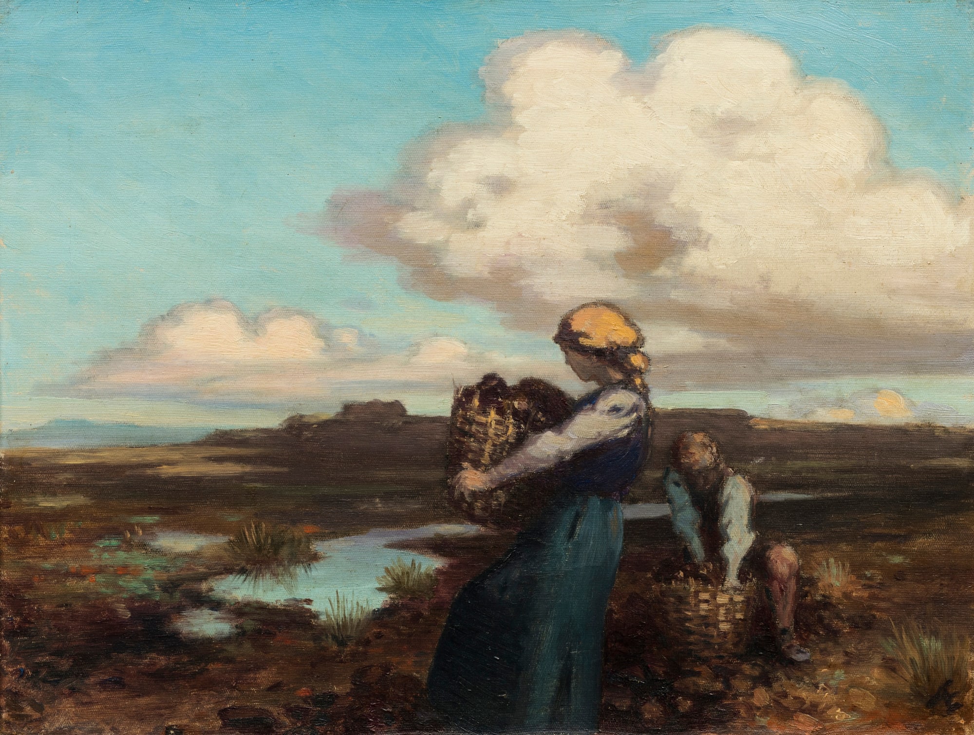 George AE Russell, The Peat Gatherers