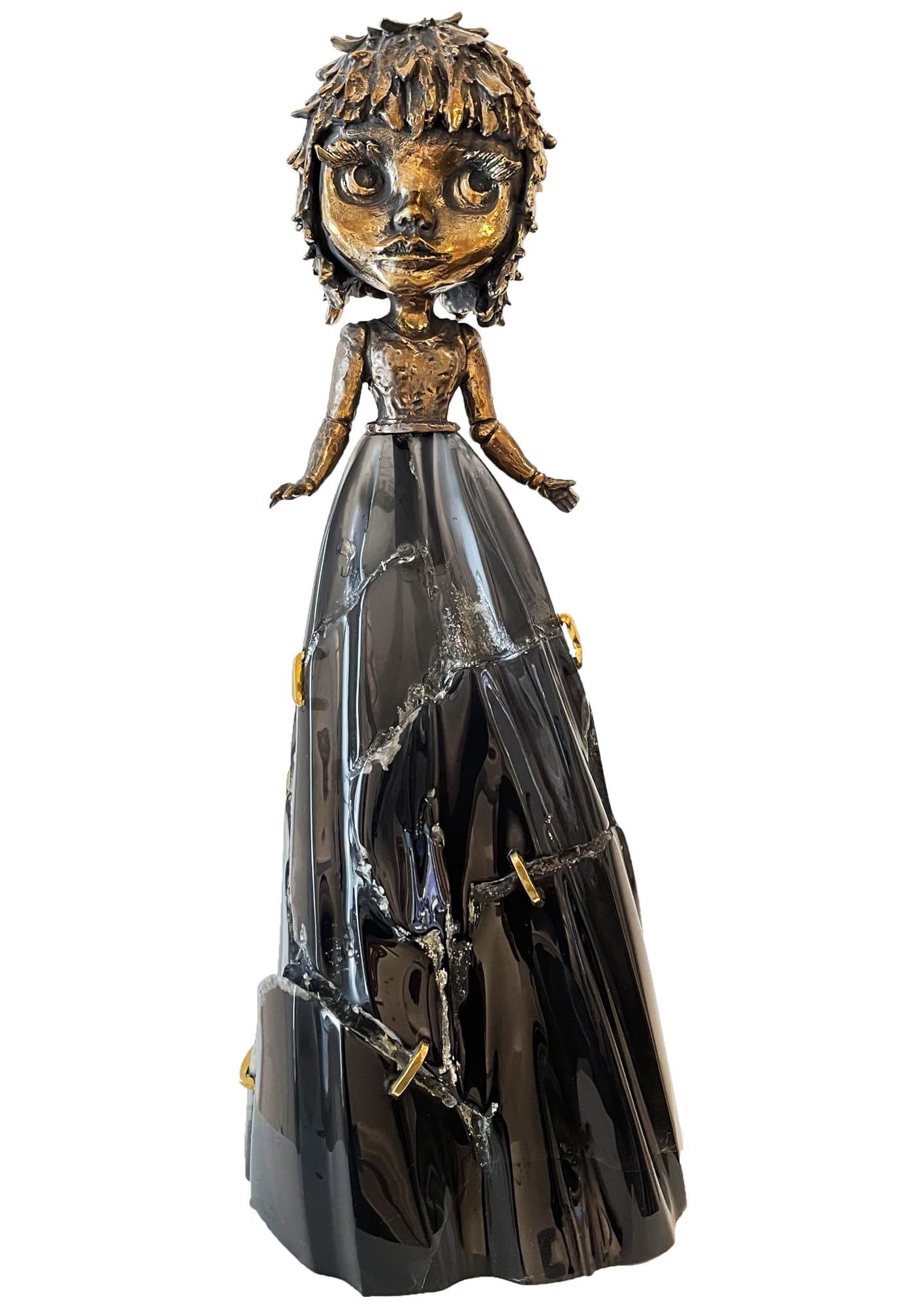 Patrick O'Reilly, Kintsugi Doll | Black/Clear