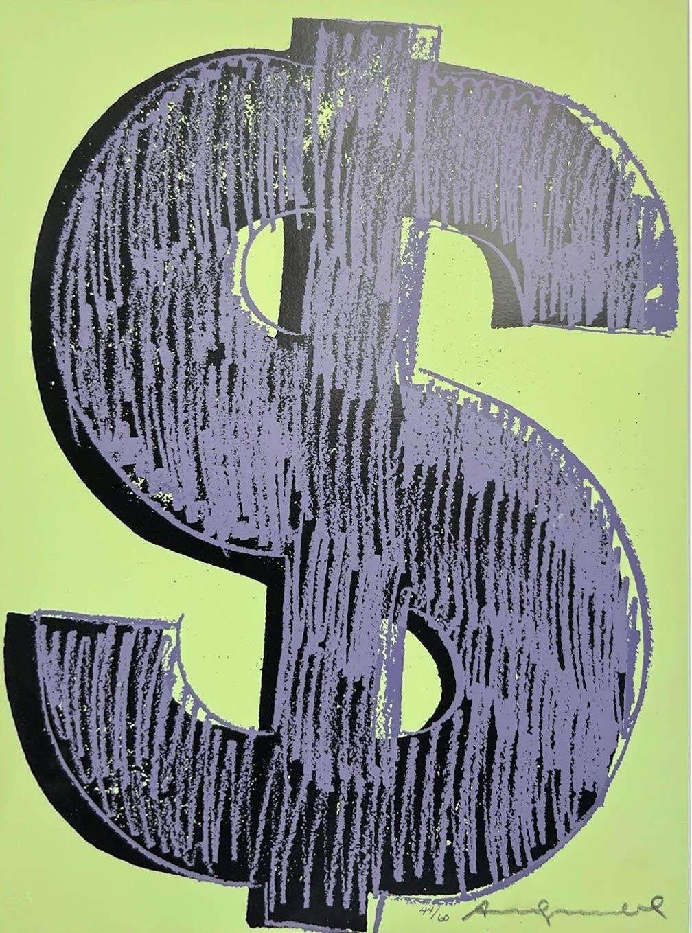 Andy Warhol, Dollar Sign, 1982
