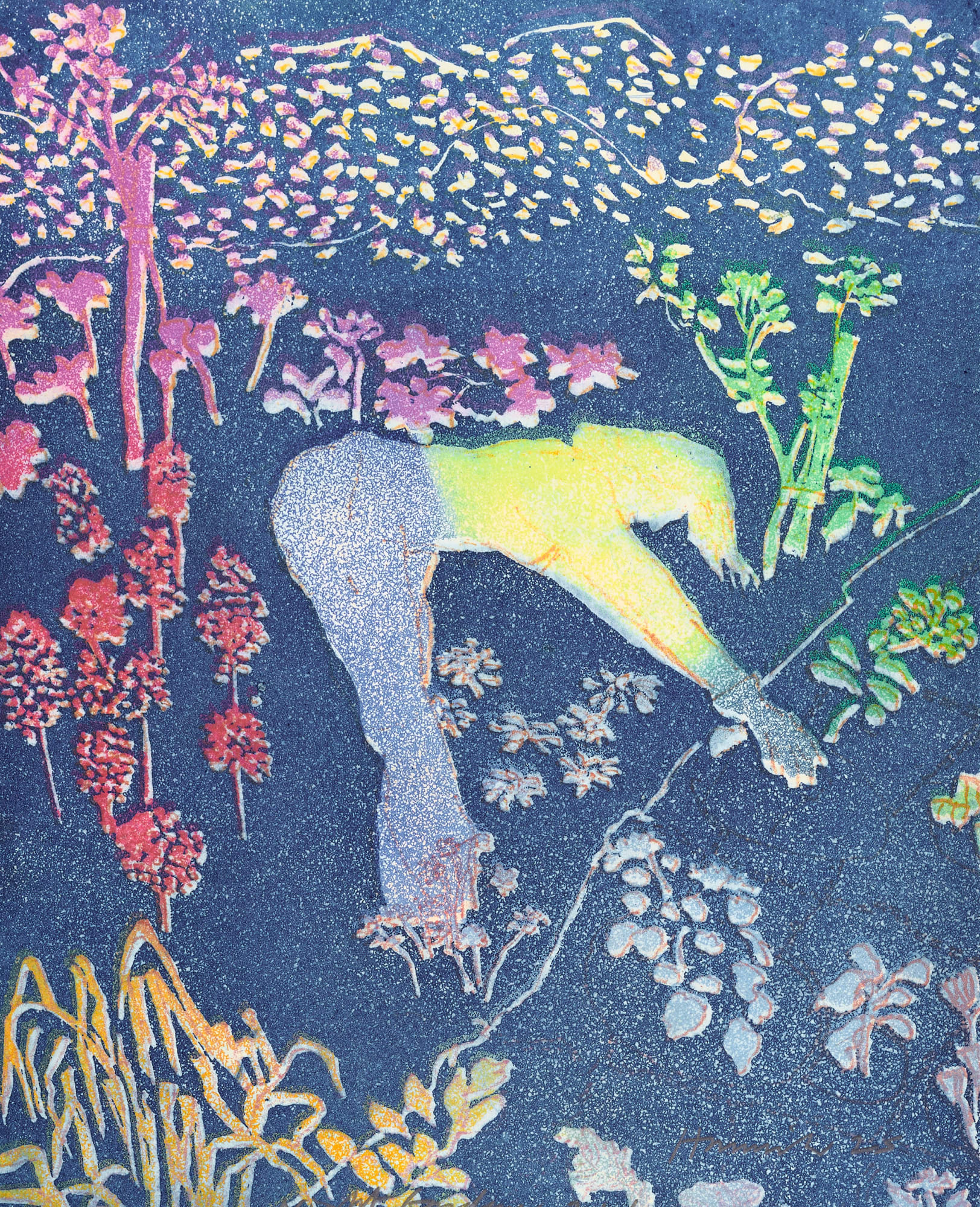 Tom Hammick, Night Gardener, 2025