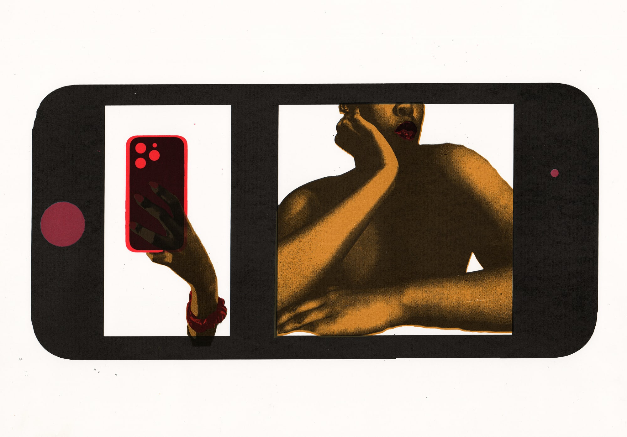 Christian Noelle Charles, Hold a Minute (white), 2025