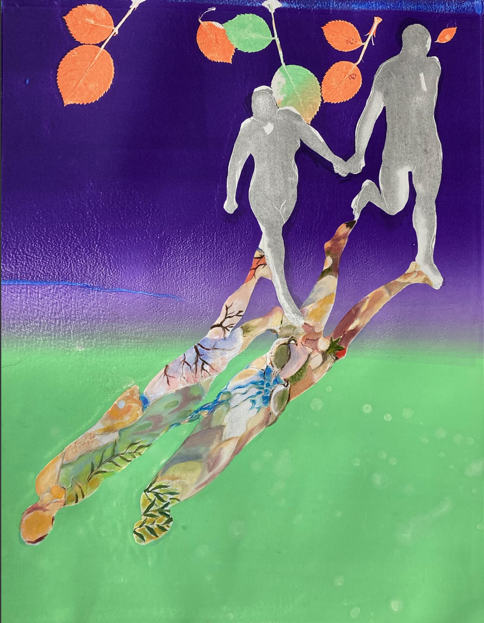 Jila Peacock, Adam & Eve in Eden, 2020/2021