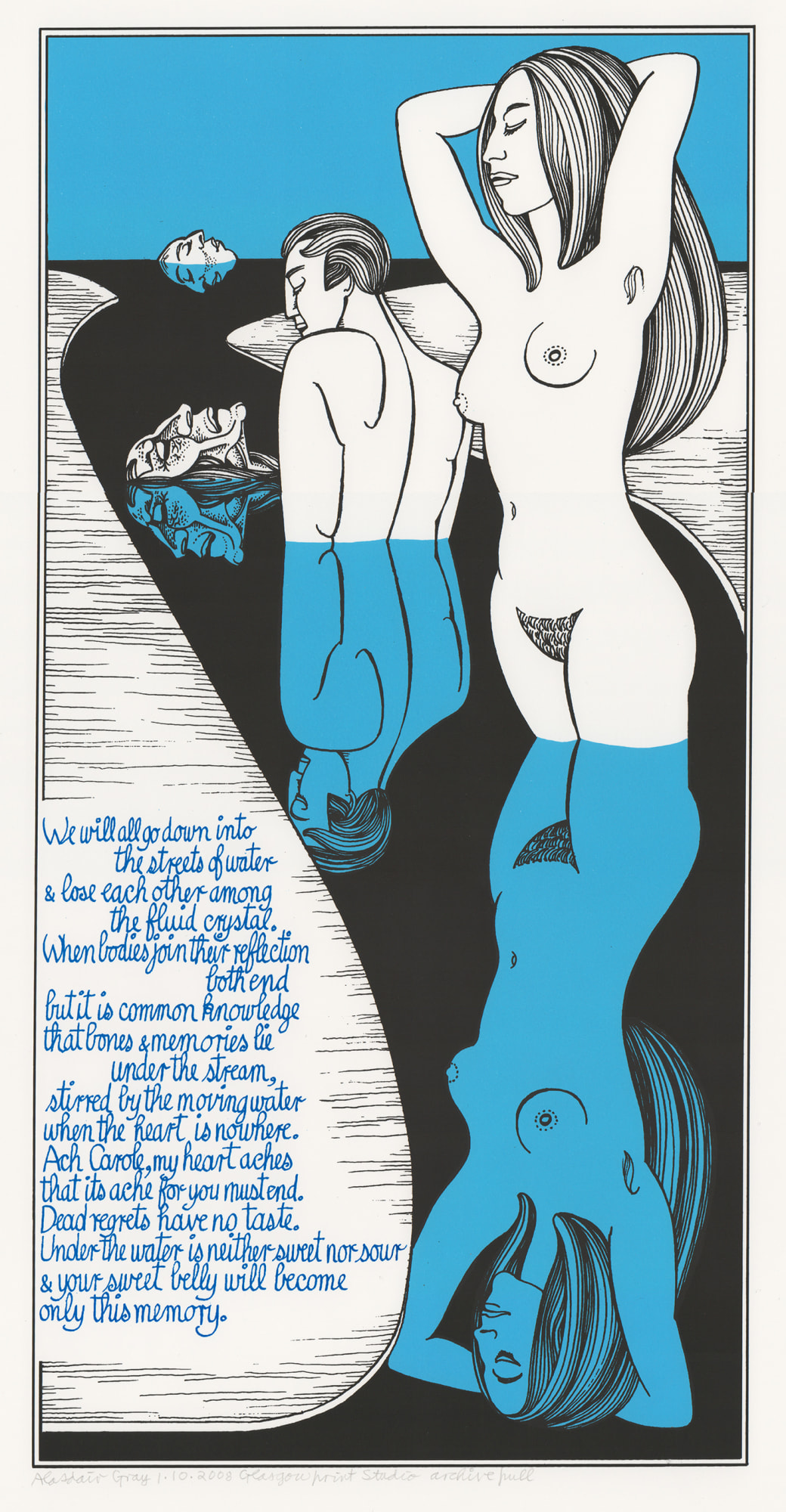 Alasdair Gray, We Will All Go Down into the Streets of Water, 2008