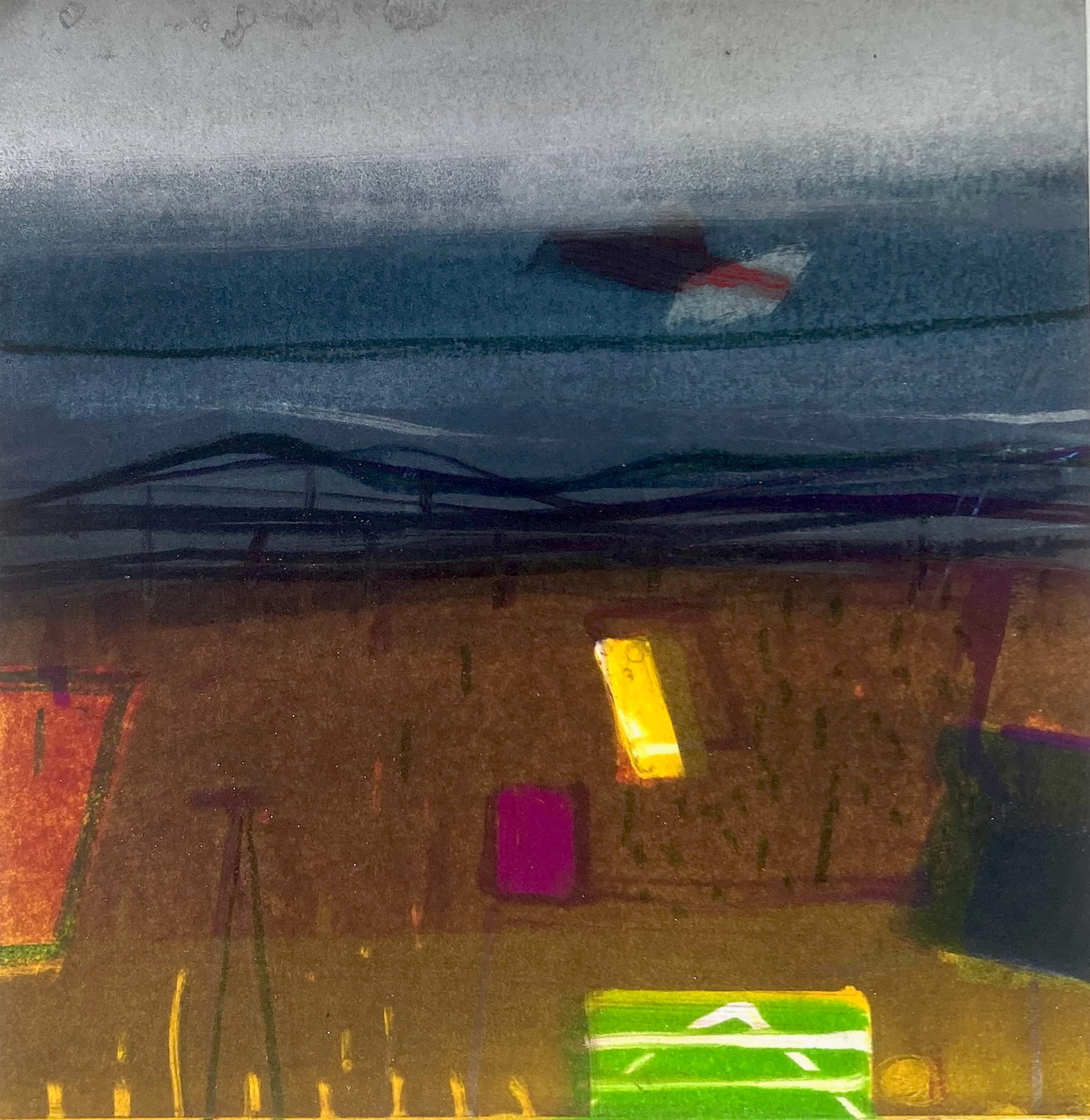 Barbara Rae, Hareshaw Knowe - Green Gate