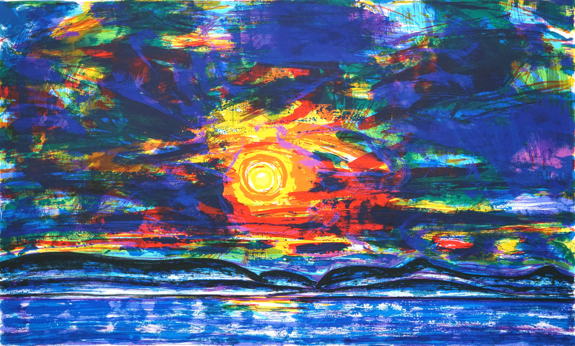 John Houston, Sunset over Fife, 1995