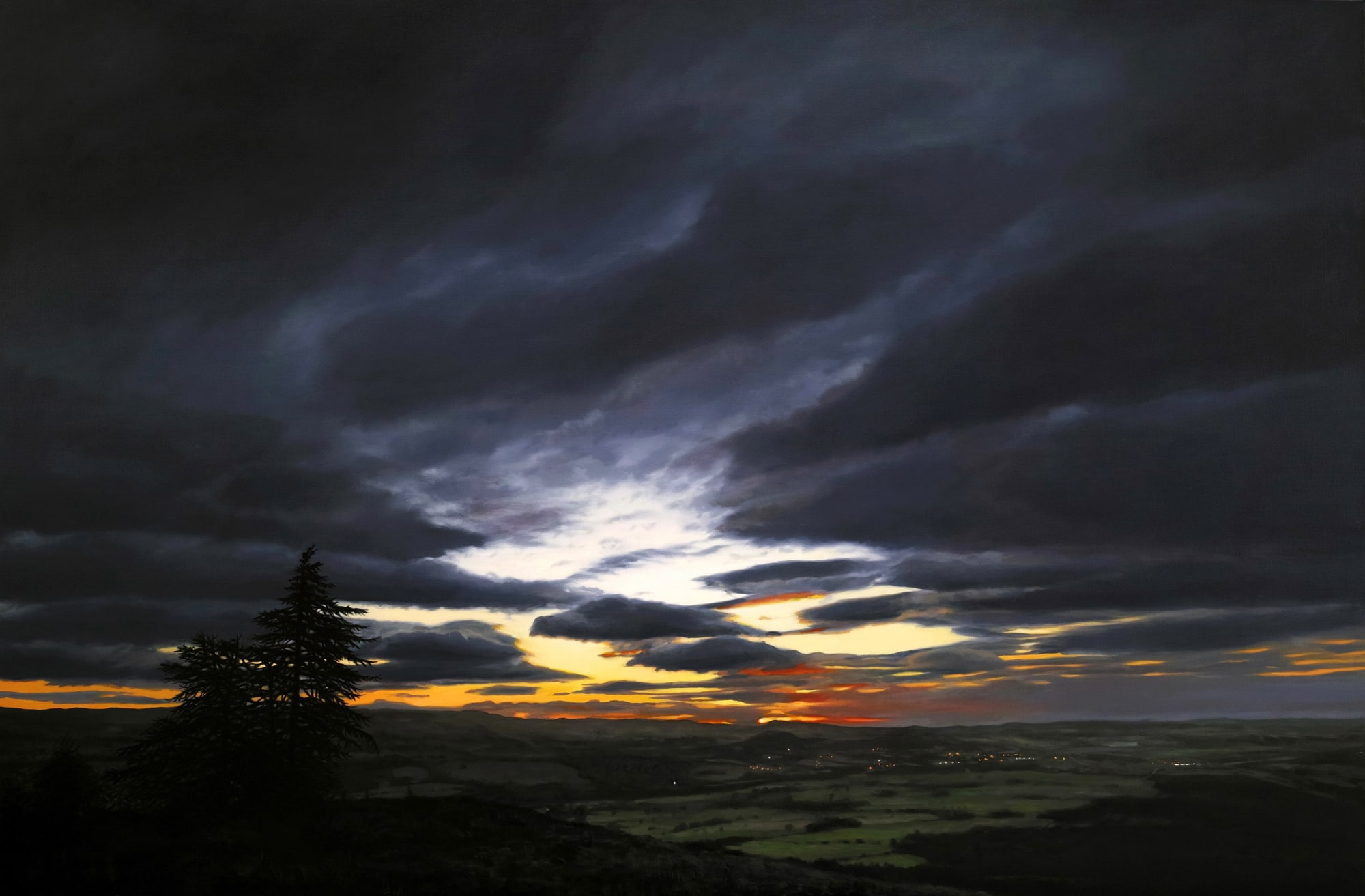 Philip Braham, First Light, Torlum Hill, 2020
