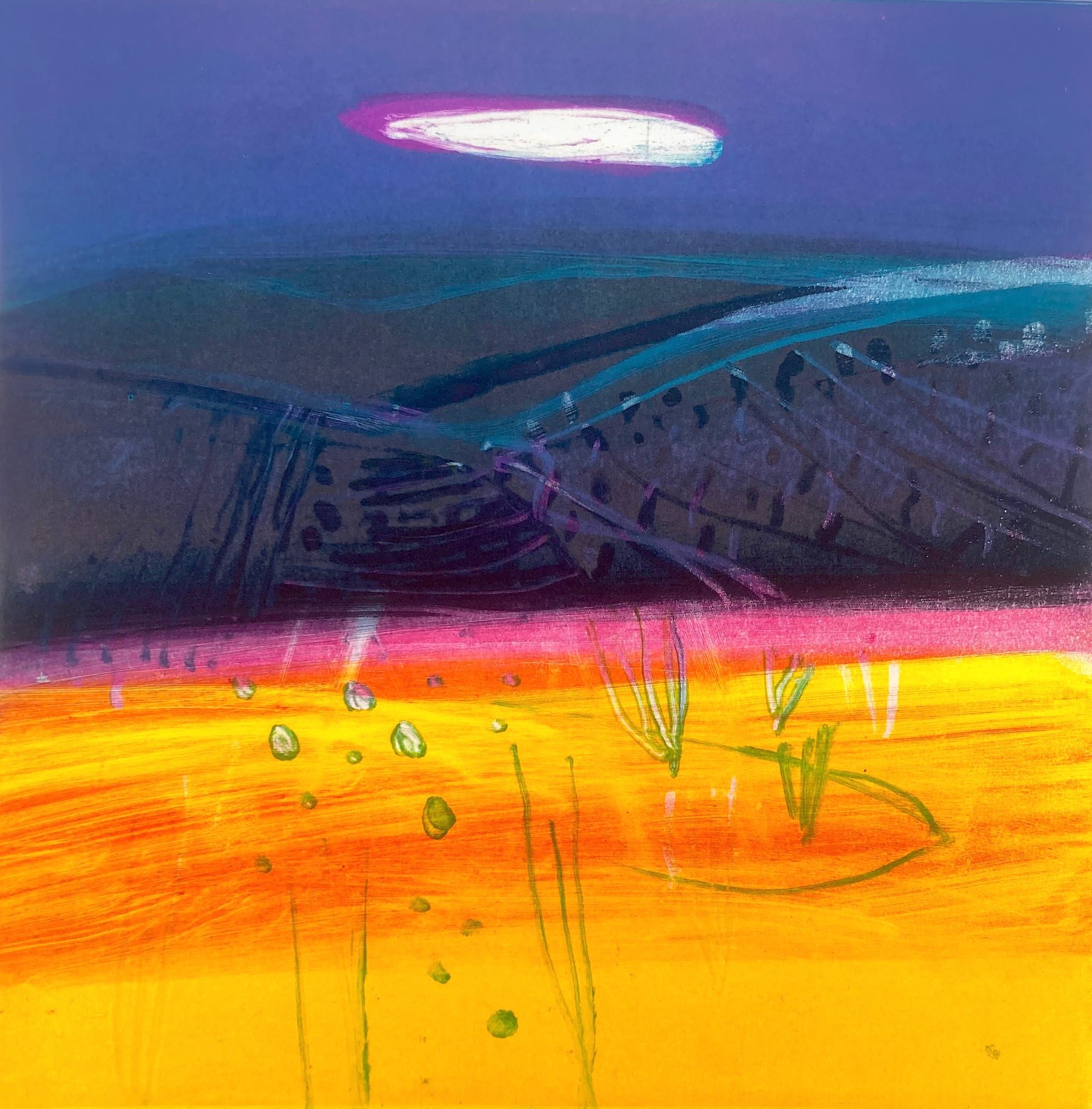 Barbara Rae, Lanjaron Cloud