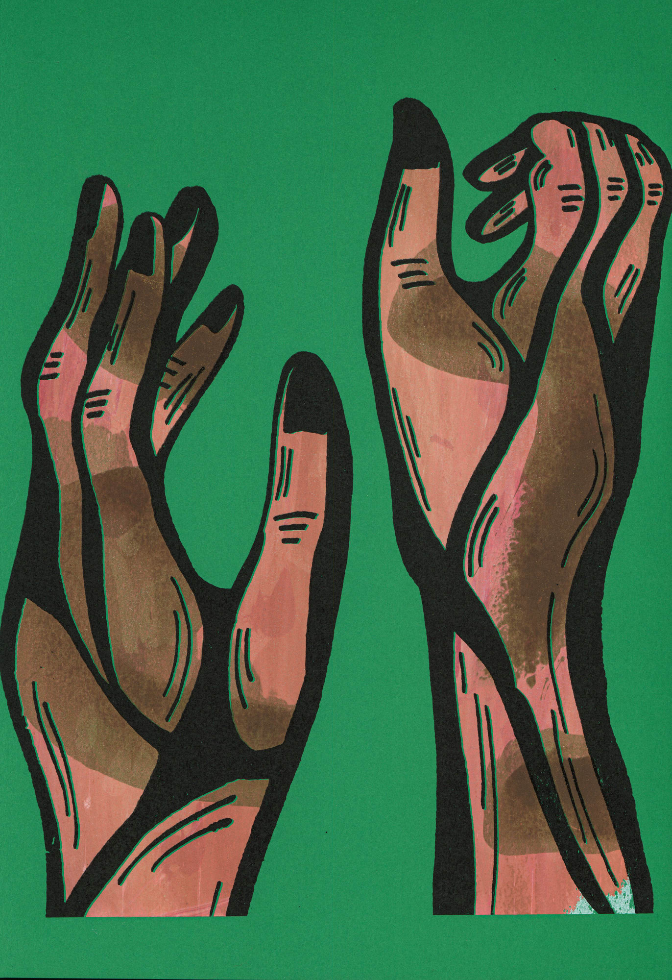 Christian Noelle Charles, Reaching Hands | Spring Edition 2025 (white), 2025