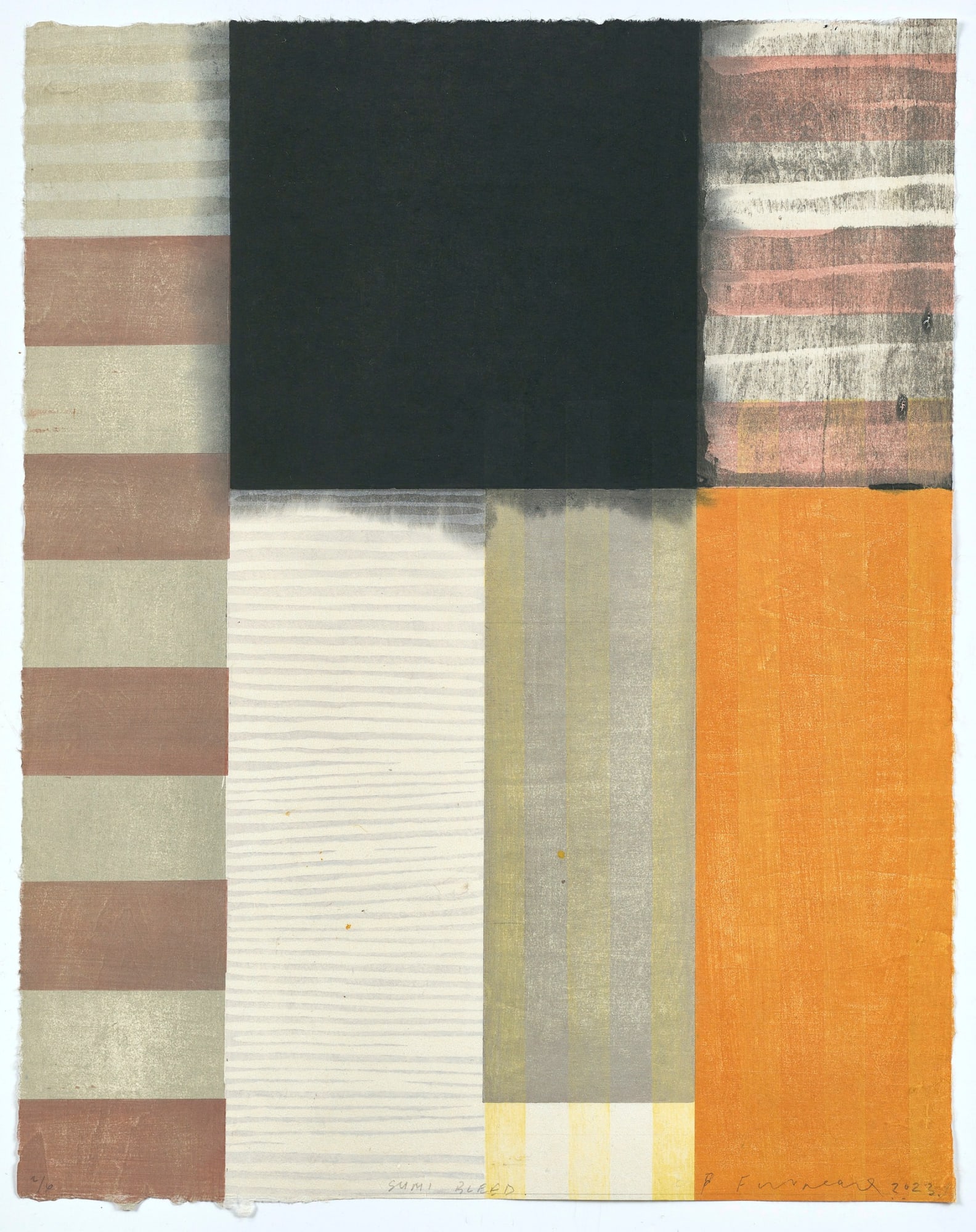 Paul Furneaux, Sumi Bleed, 2023