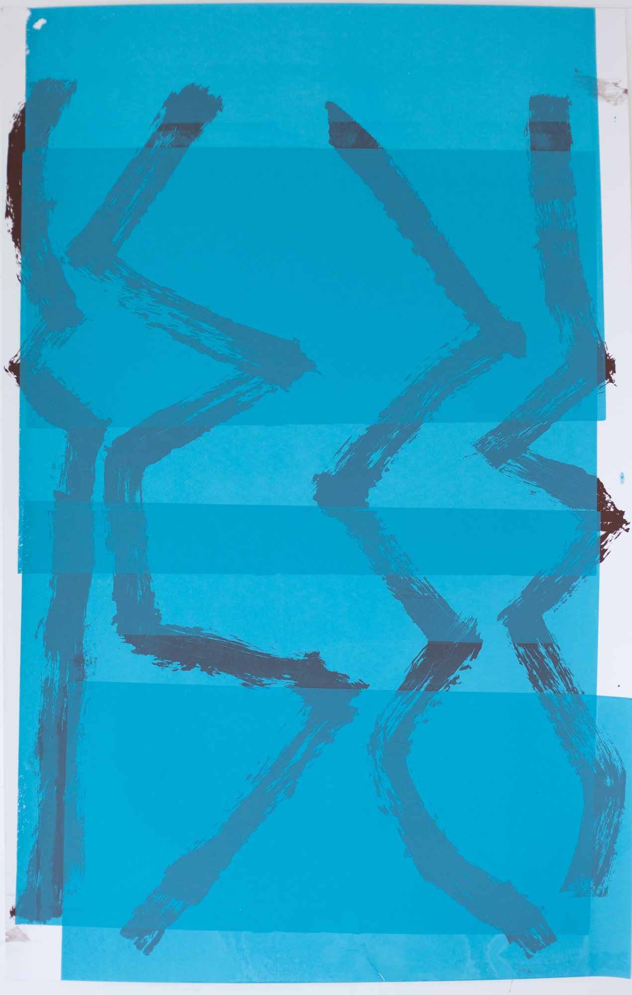 Two-Step: Beth Shapeero & Fraser Taylor, Shite Blue 4, 2022