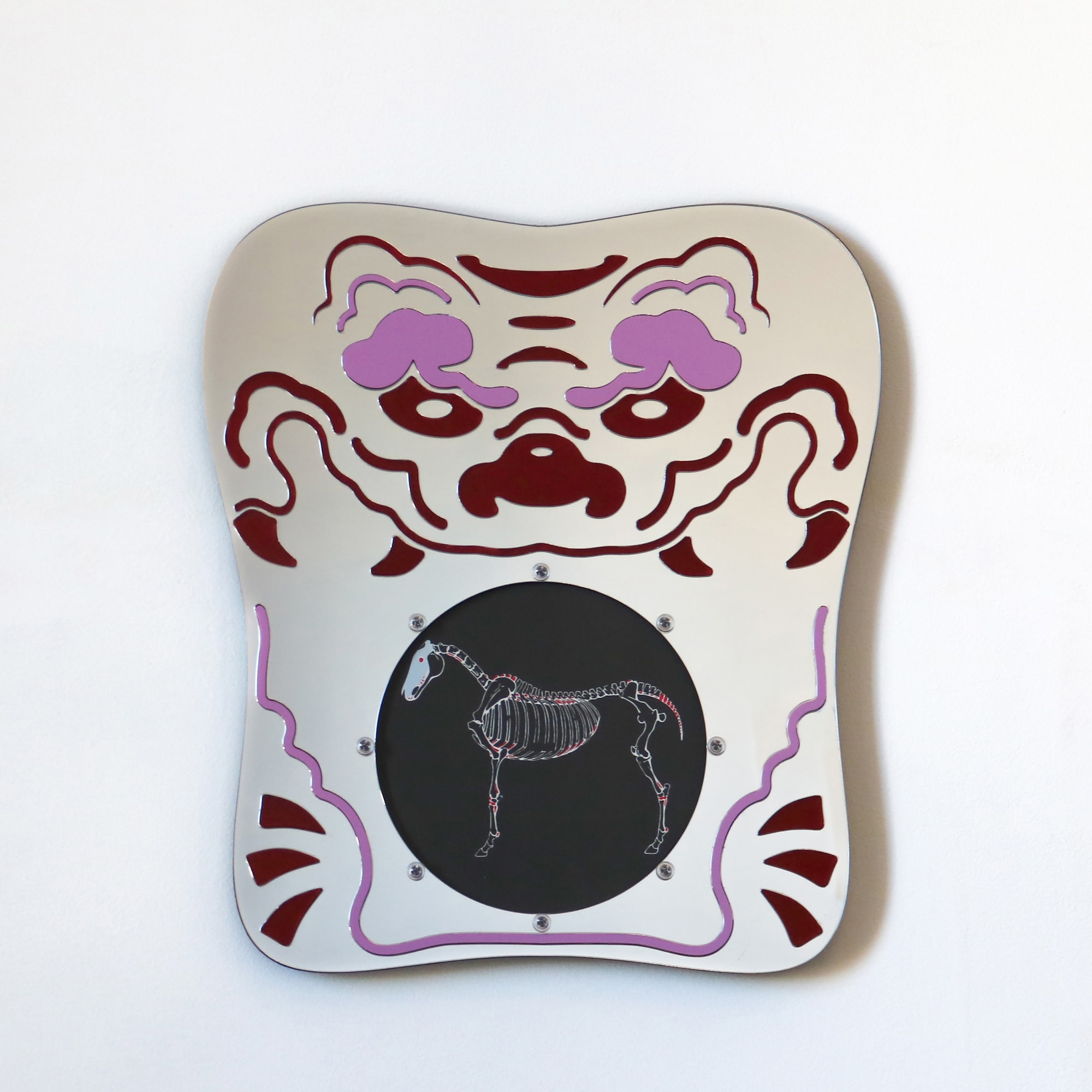 Shipei Wang, Small Silver Tiger with Horse X-Ray