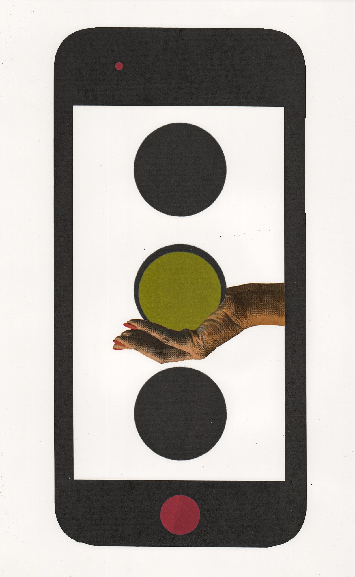 Christian Noelle Charles, Holding Patience (white), 2024