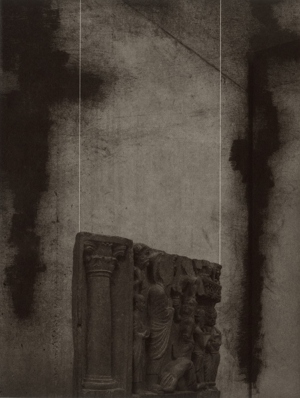 Seher Shah, Argument from Silence (white lines), 2019