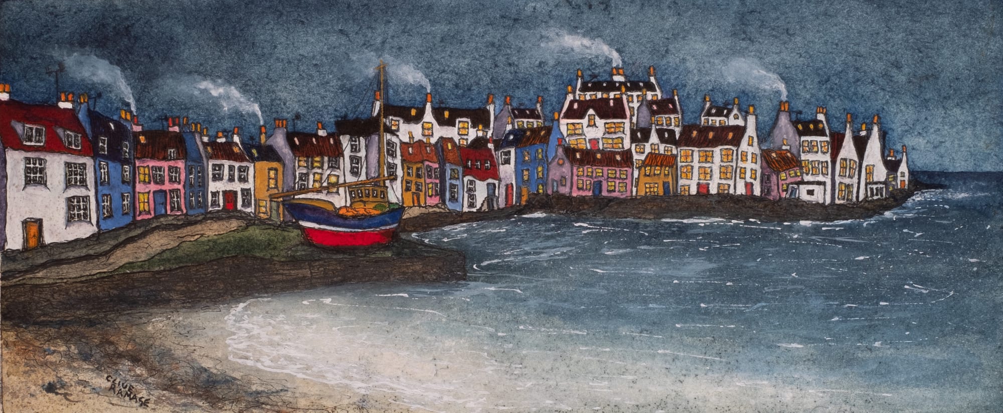 Clive Ramage, St Monans, Smoking Chimneys, 2021