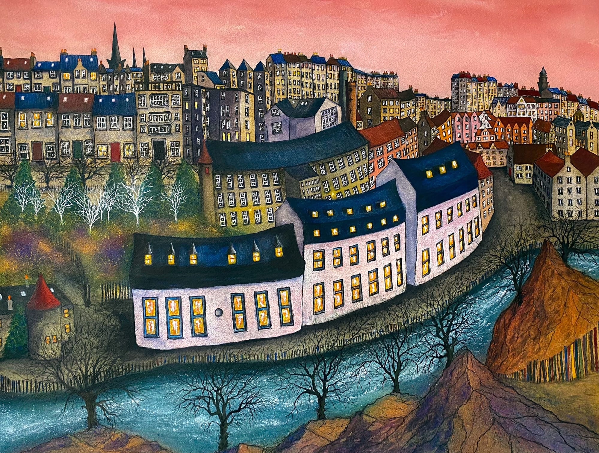 Clive Ramage, Dean Village (Sunset)