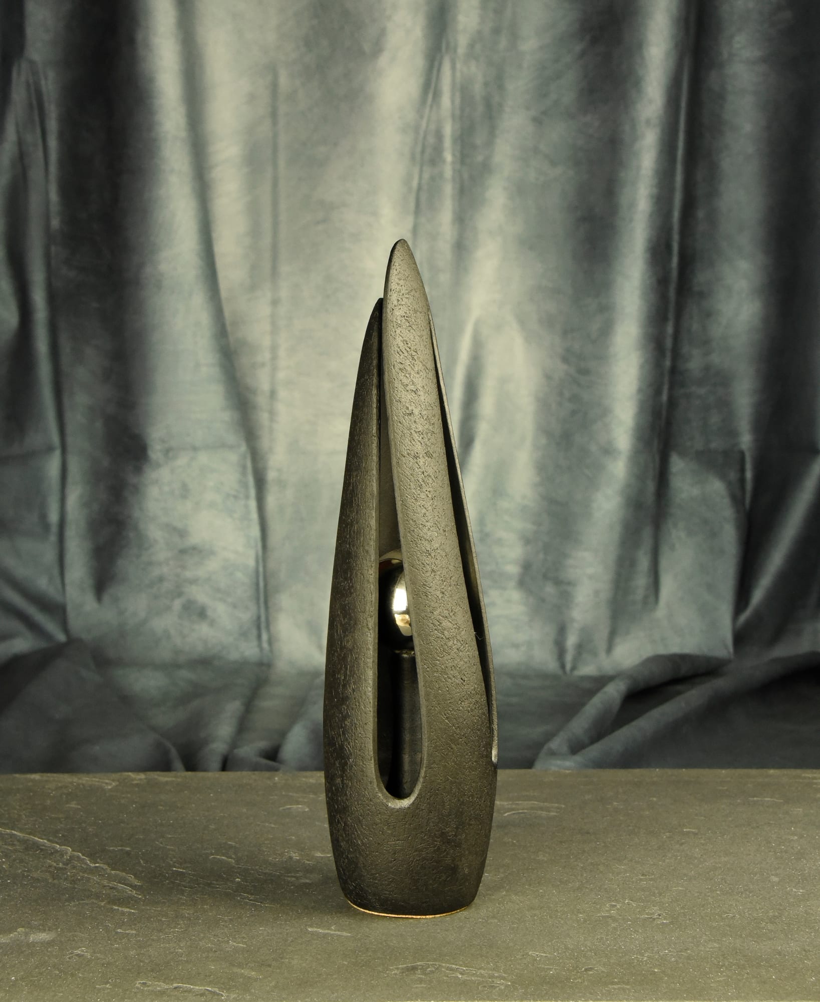 Adrian Bates, Time & Reflection Small Black/Stainless