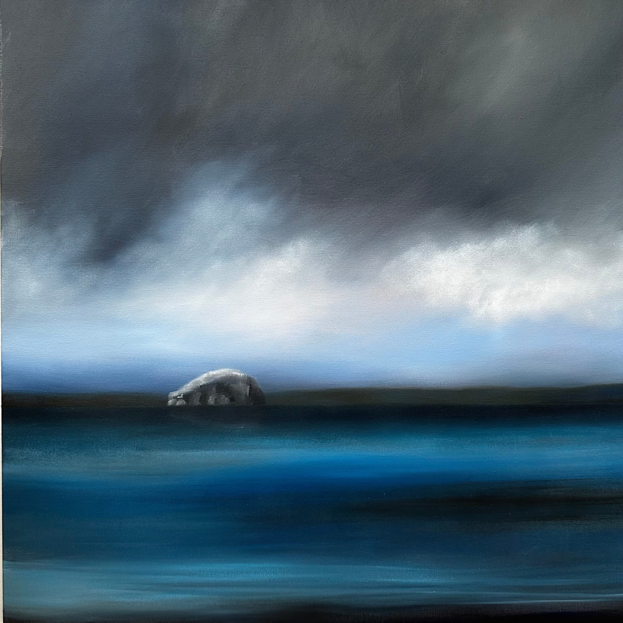 Gill Knight, Bass Rock in Blue